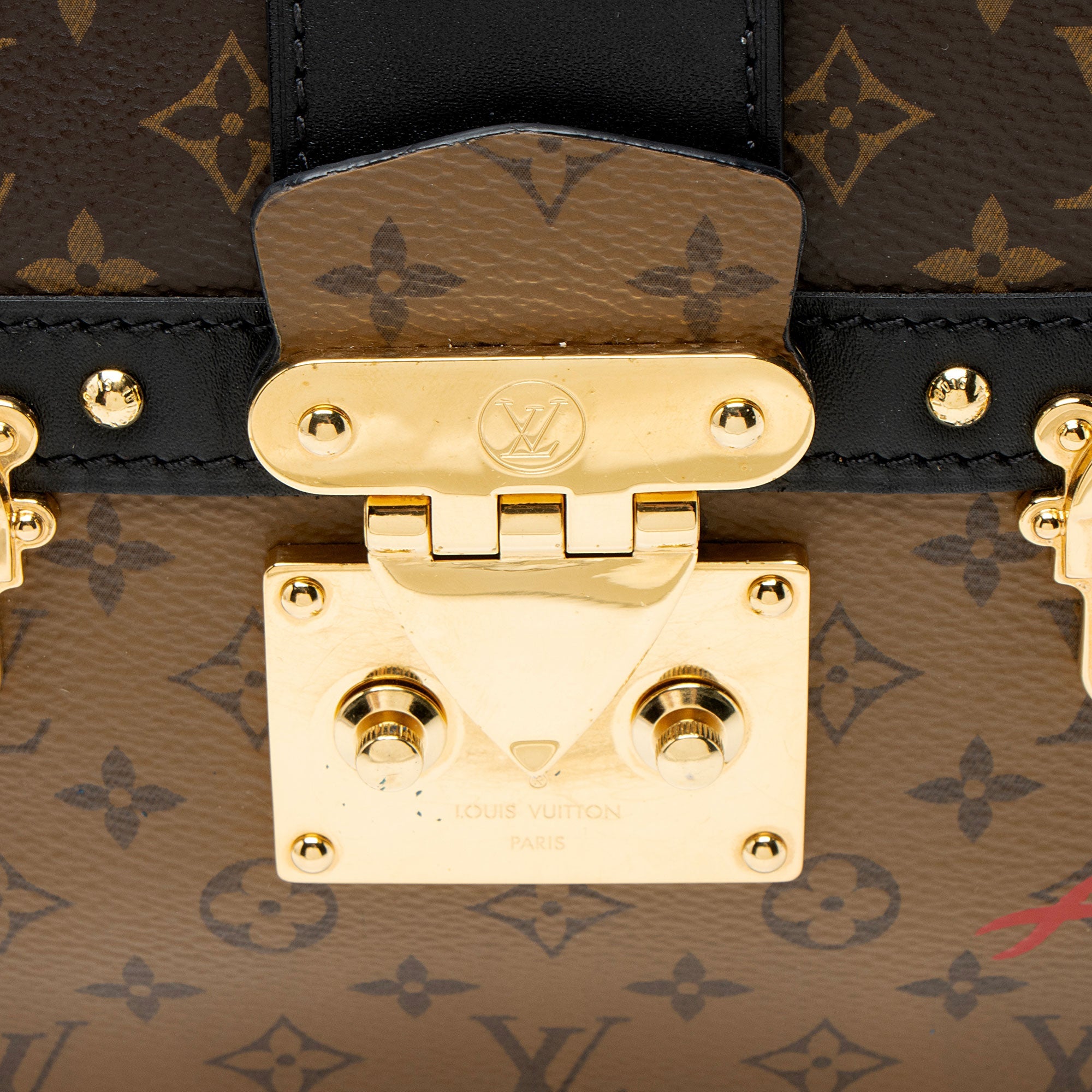 Louis Vuitton Reverse Monogram Trunk Clutch
