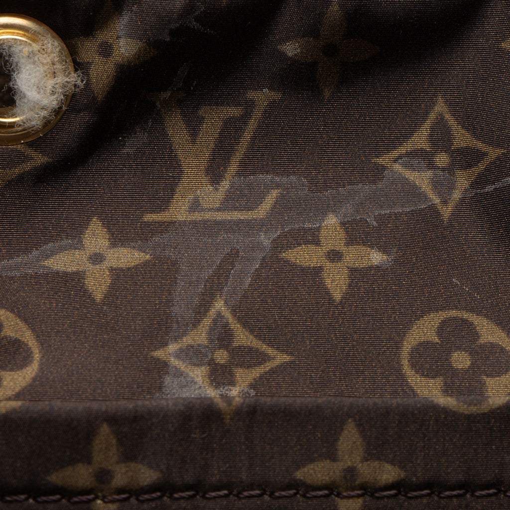 Louis Vuitton Shearling Monogram Canvas LV Ski Backpack