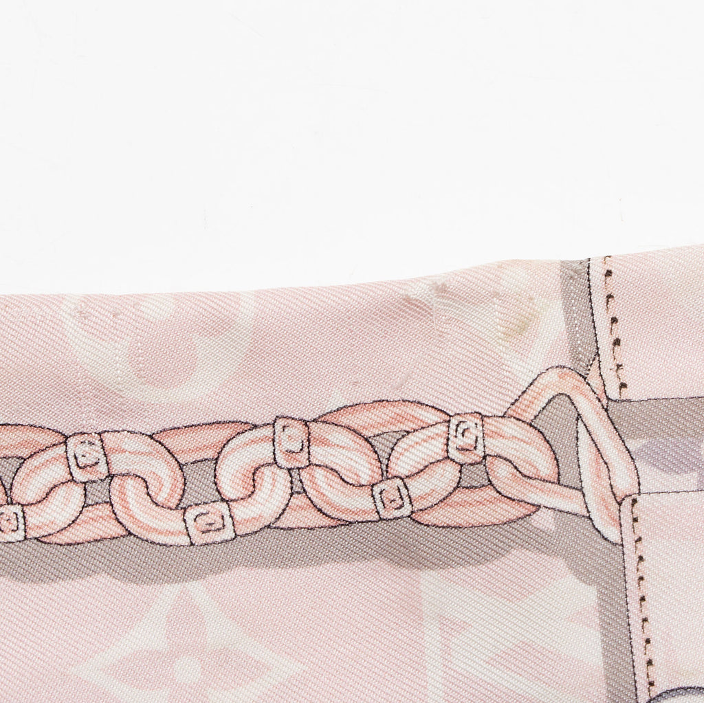 Louis Vuitton Silk Confidential Bandeau Scarf
