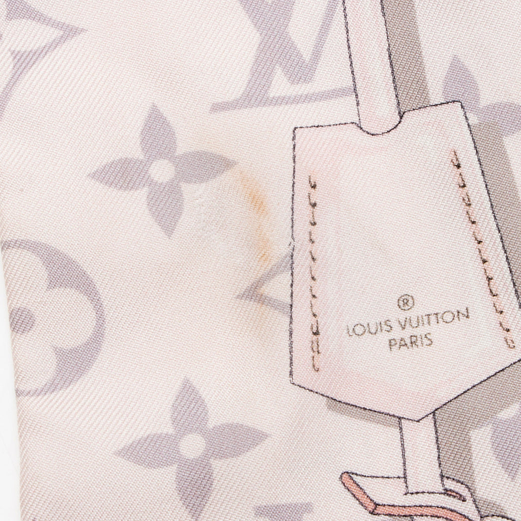 Louis Vuitton Silk Confidential Bandeau Scarf