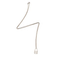 Louis Vuitton Sterling Silver Lockit for UNICEF Necklace
