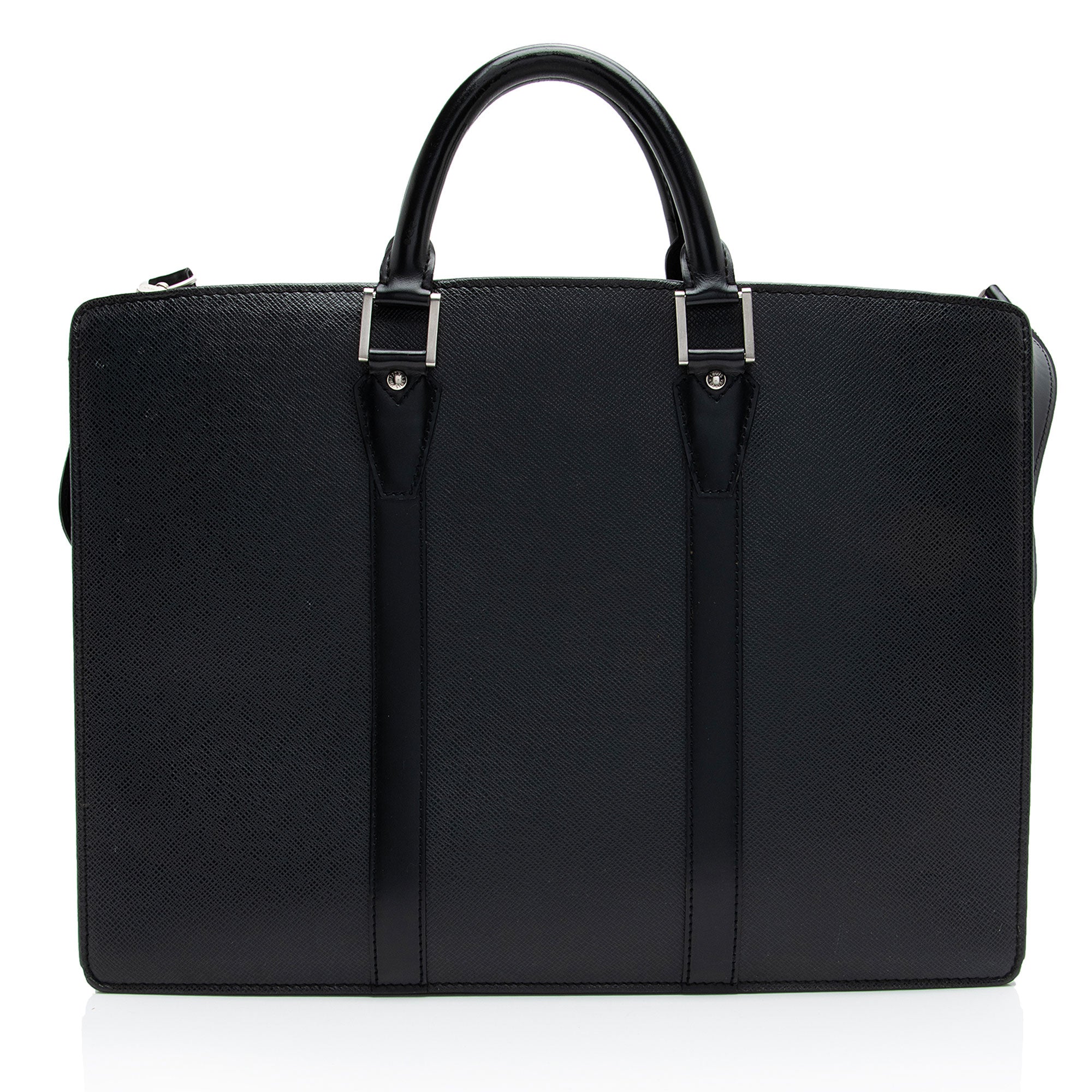 Louis Vuitton Taiga Leather Lozan Briefcase (SHF-9OeHvp)