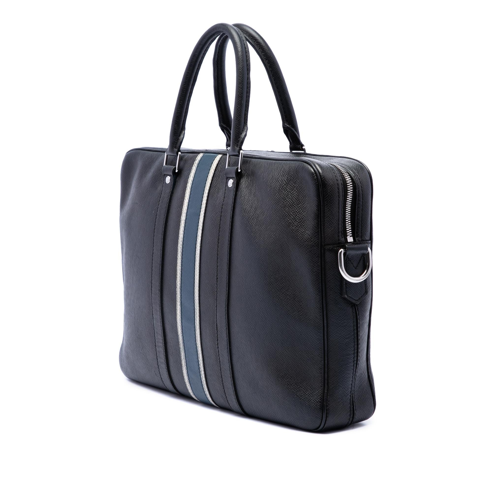 Louis Vuitton Taiga Striped Porte Documents Voyage PM