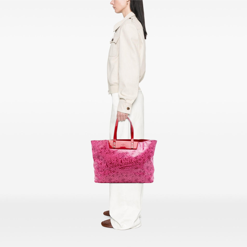 Louis Vuitton Takashi Murakami Coated Canvas Cosmic Blossom Tote GM