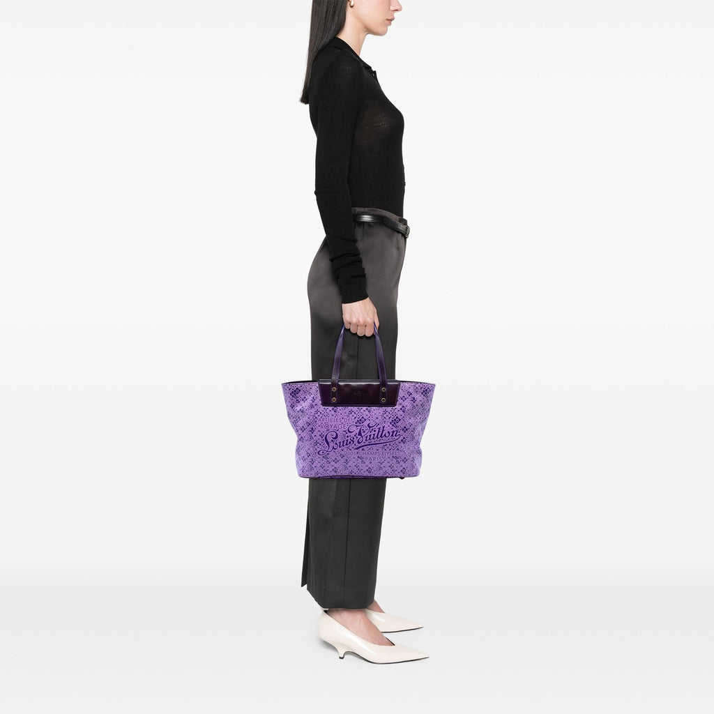 Louis Vuitton Takashi Murakami Coated Canvas Cosmic Blossom Tote PM