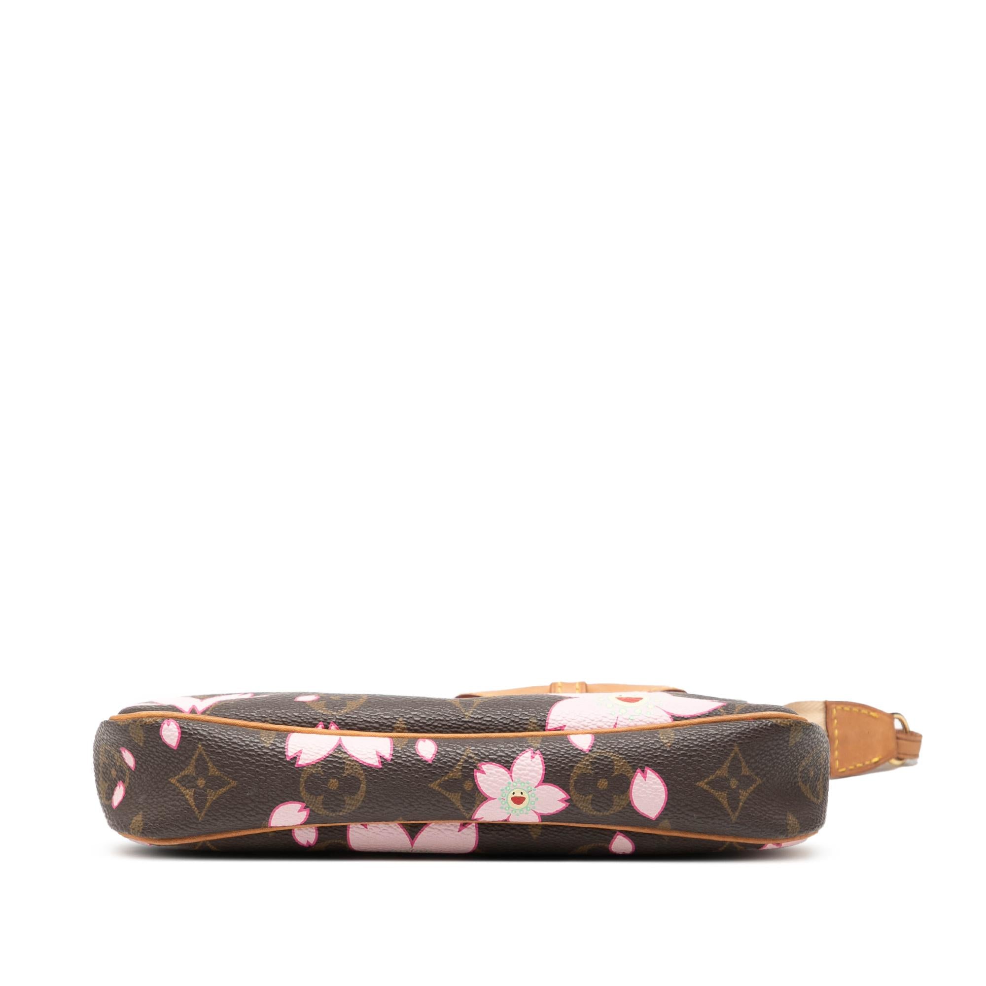 Louis Vuitton Takashi Murakami Monogram Cherry Blossom Pochette Accessoires