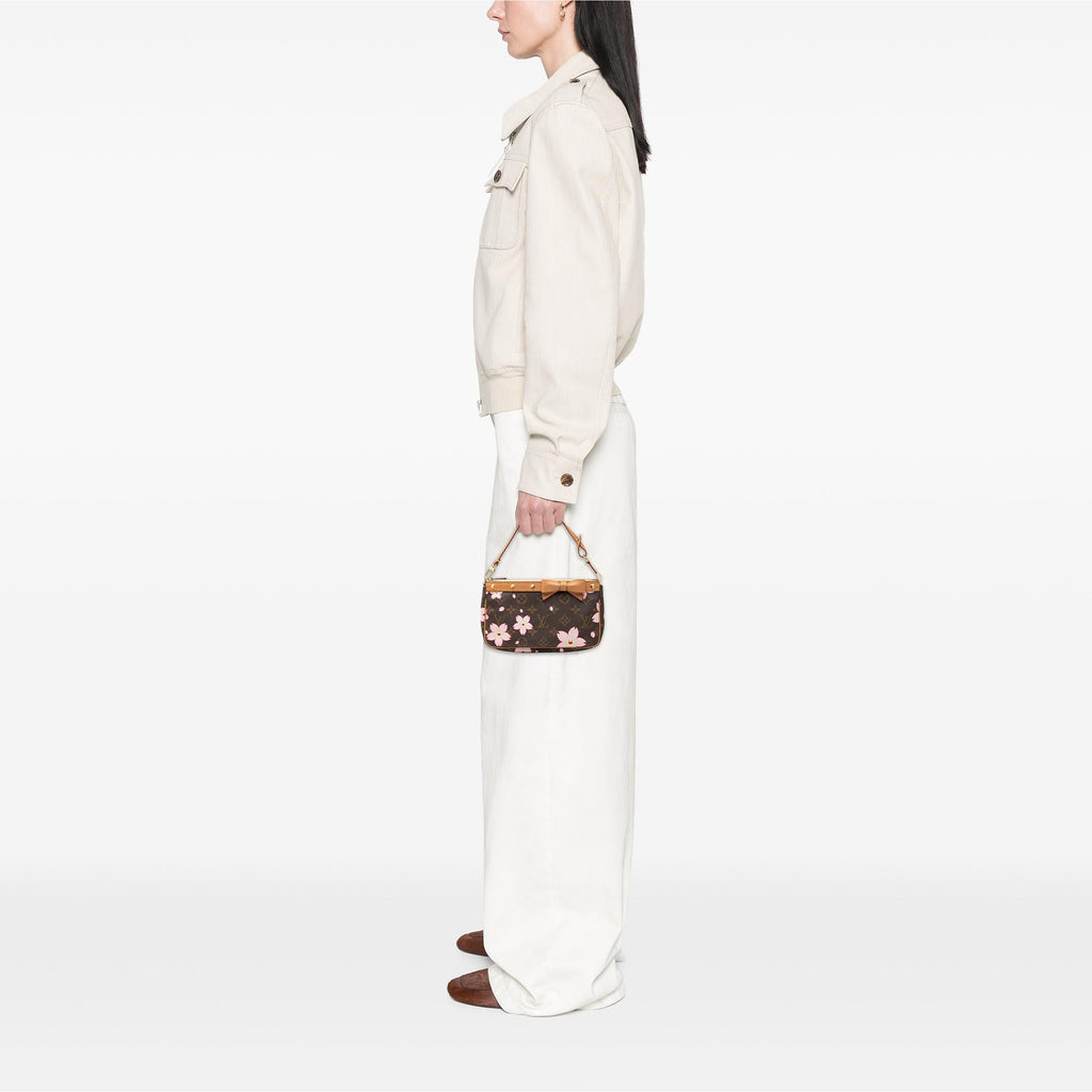 Louis Vuitton Takashi Murakami Monogram Cherry Blossom Pochette Accessoires