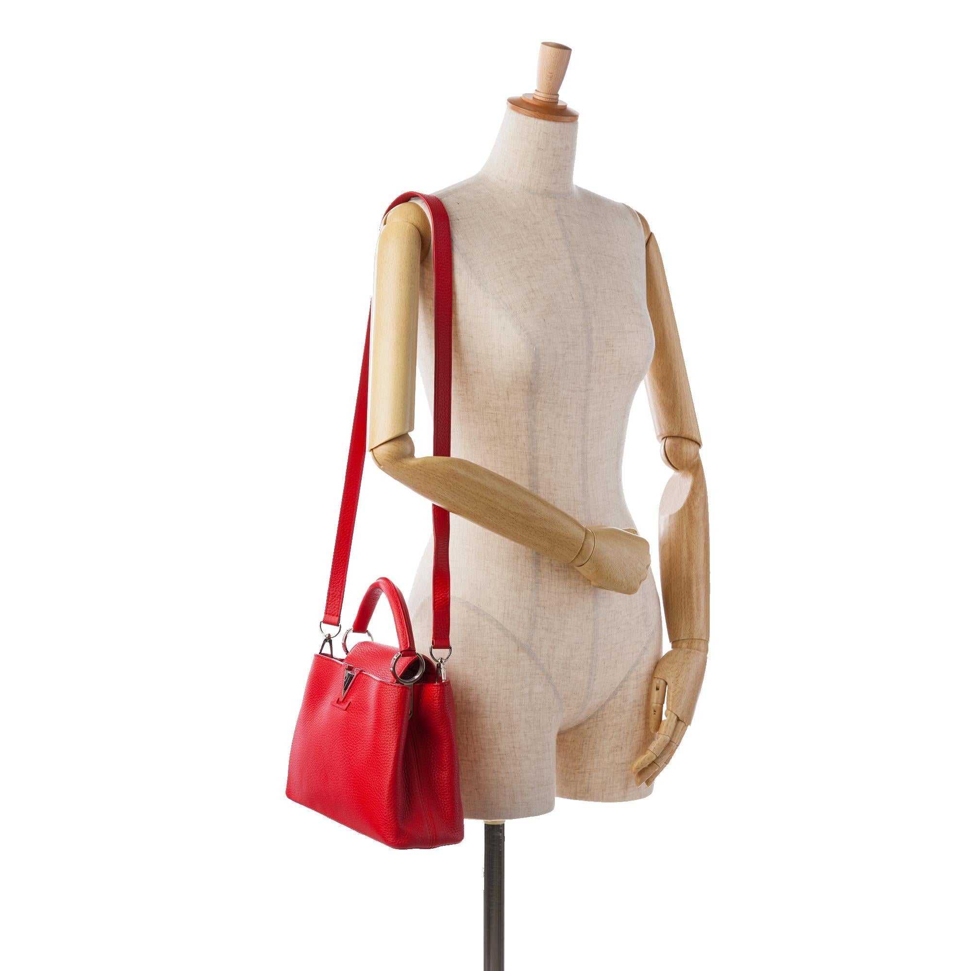 Louis Vuitton Taurillon Capucines BB (SHG-CP91zM)