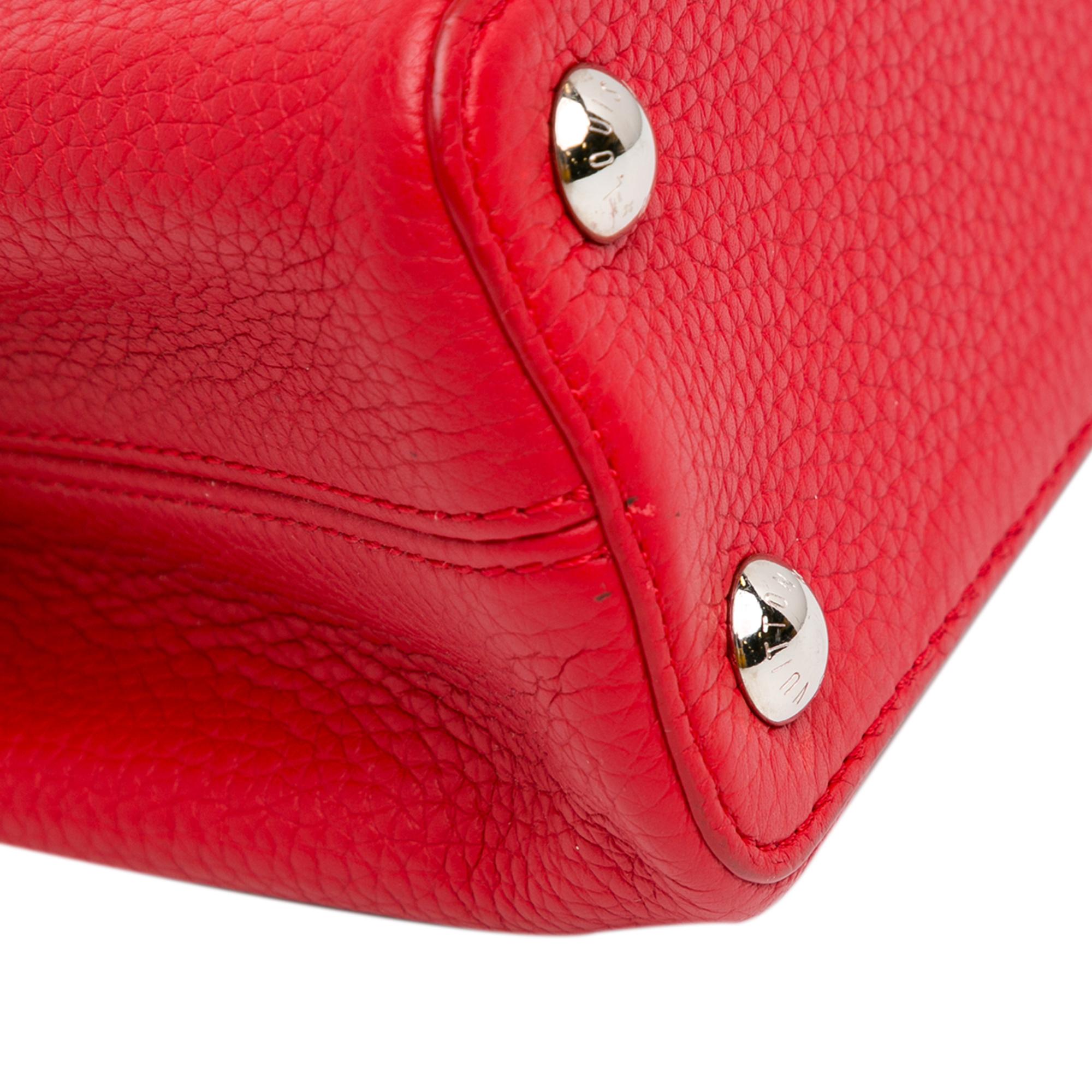 Louis Vuitton Taurillon Capucines BB (SHG-CP91zM)