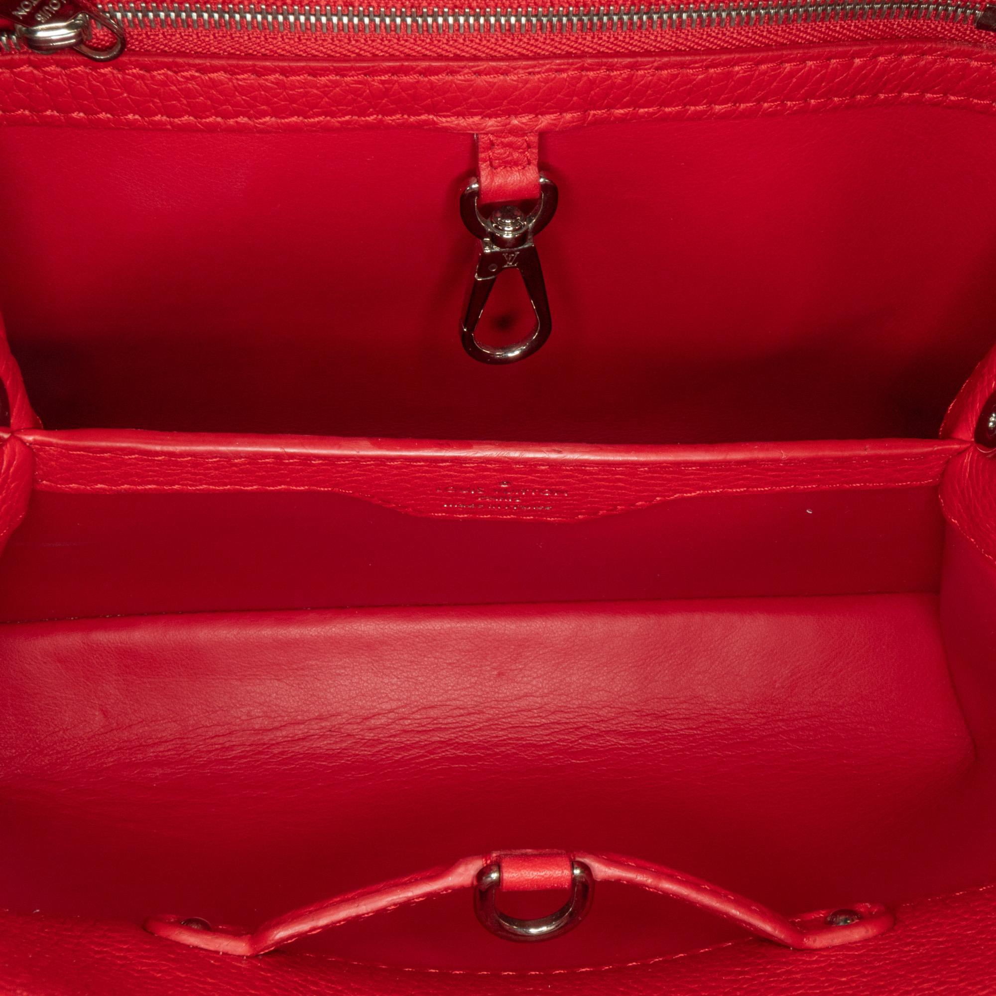 Louis Vuitton Taurillon Capucines BB (SHG-CP91zM)
