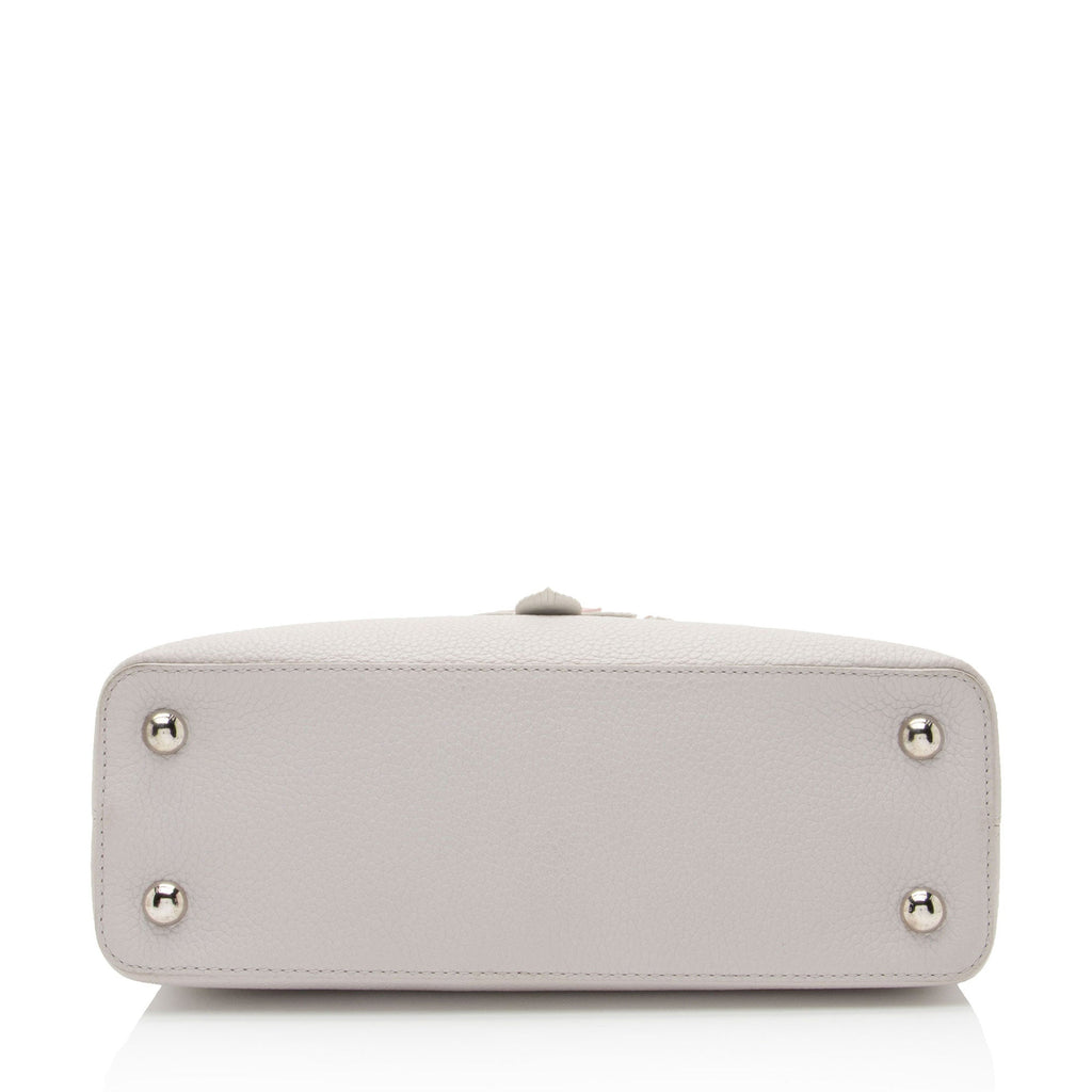Louis Vuitton Taurillon Mechanical Flowers Capucines PM Bag