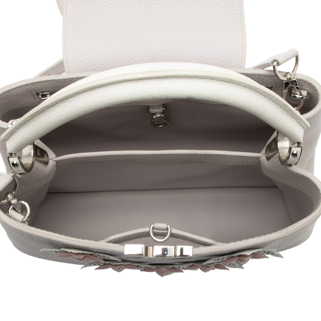 Louis Vuitton Taurillon Mechanical Flowers Capucines PM Bag