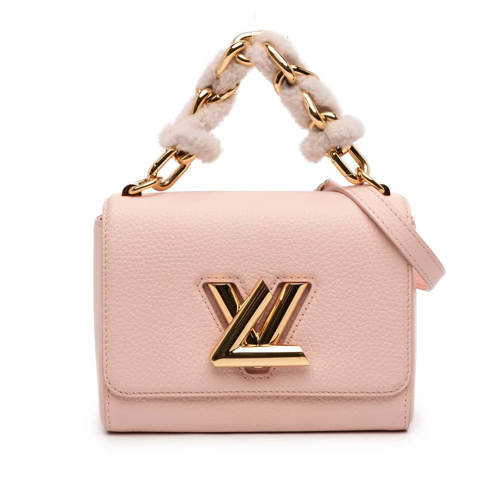 Louis Vuitton Taurillon Shearling Braided Handle Twist PM