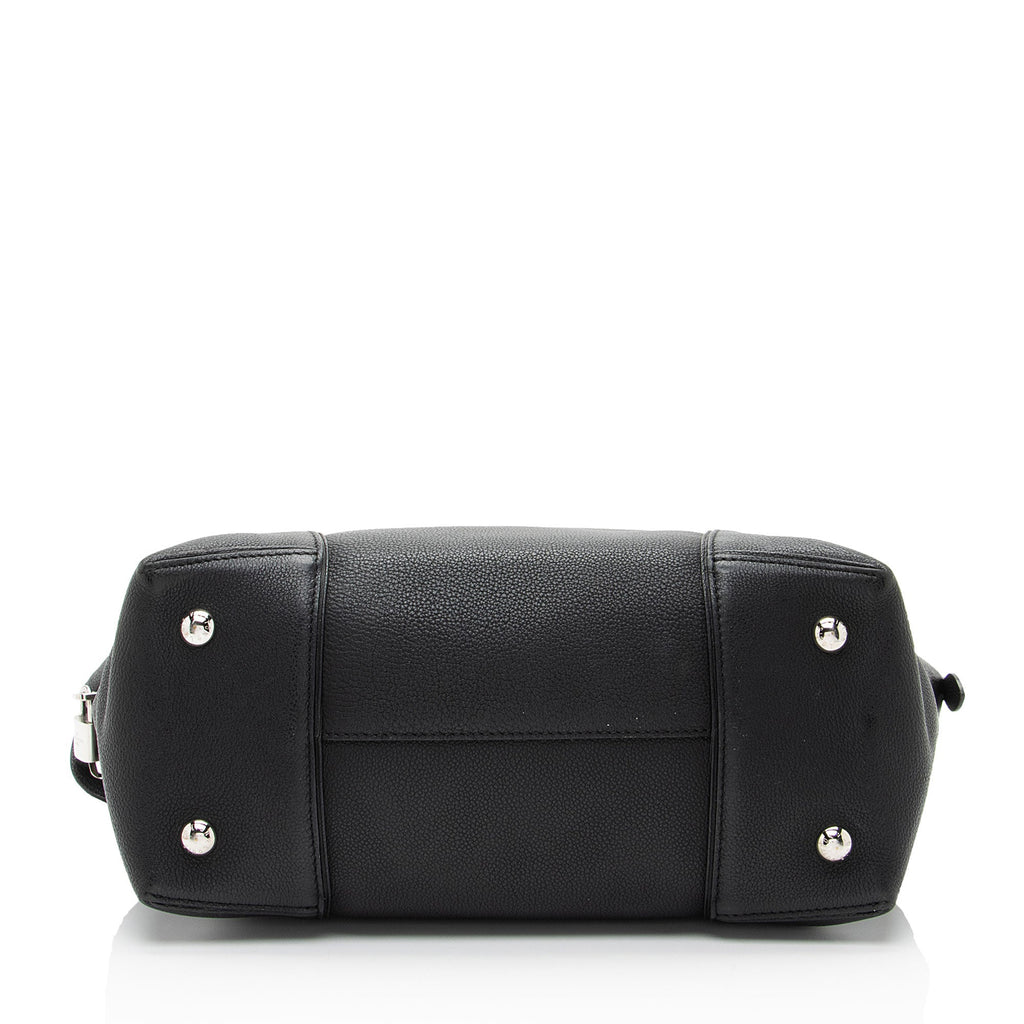Louis Vuitton Taurillon Soft Lockit MM Satchel