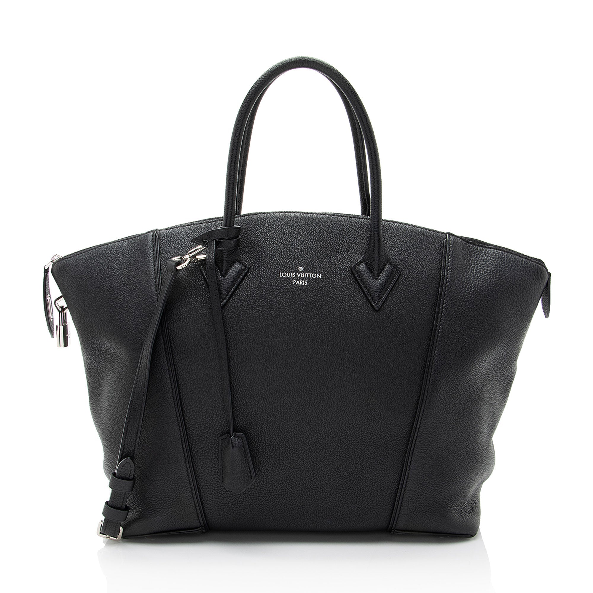 Louis Vuitton Taurillon Soft Lockit MM Satchel