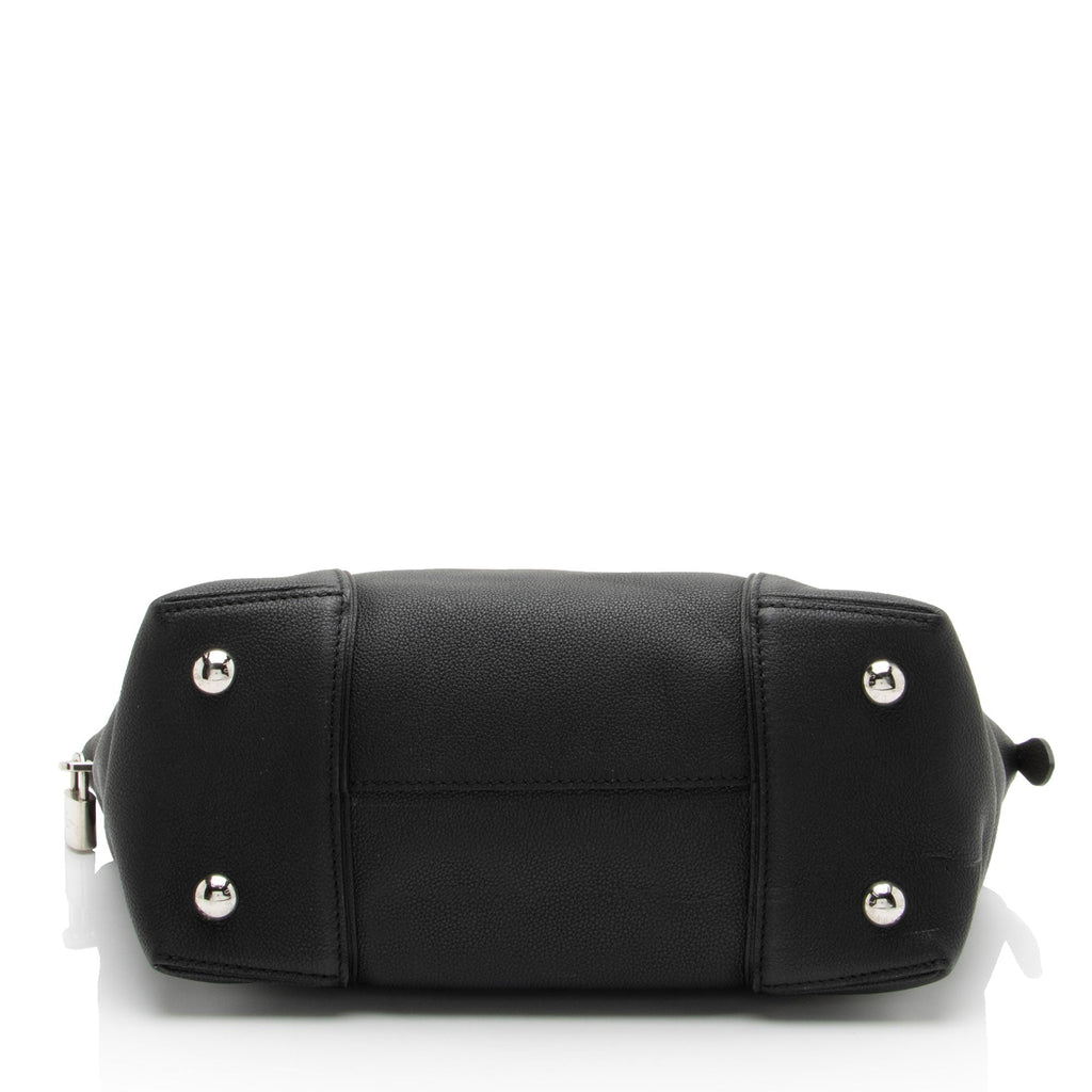 Louis Vuitton Taurillon Soft Lockit MM Satchel