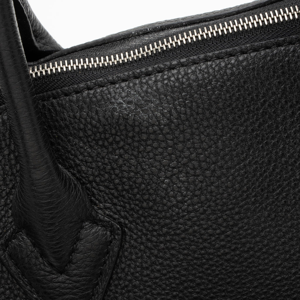 Louis Vuitton Taurillon Soft Lockit MM Satchel
