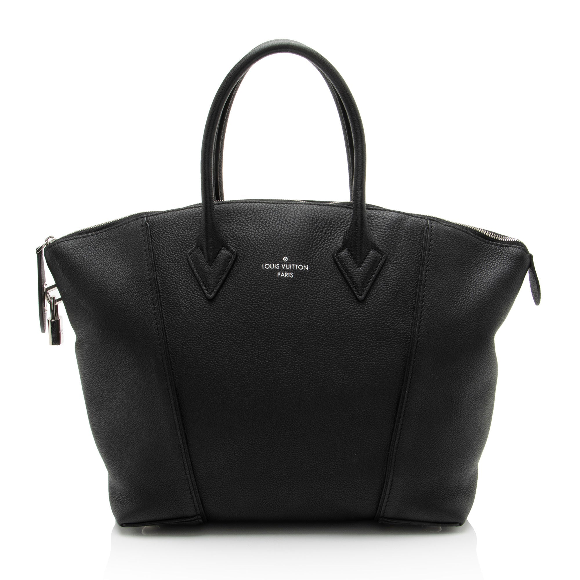 Louis Vuitton Taurillon Soft Lockit MM Satchel
