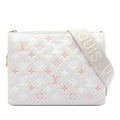 Louis Vuitton Tricolor Monogram Embossed Lambskin Coussin PM