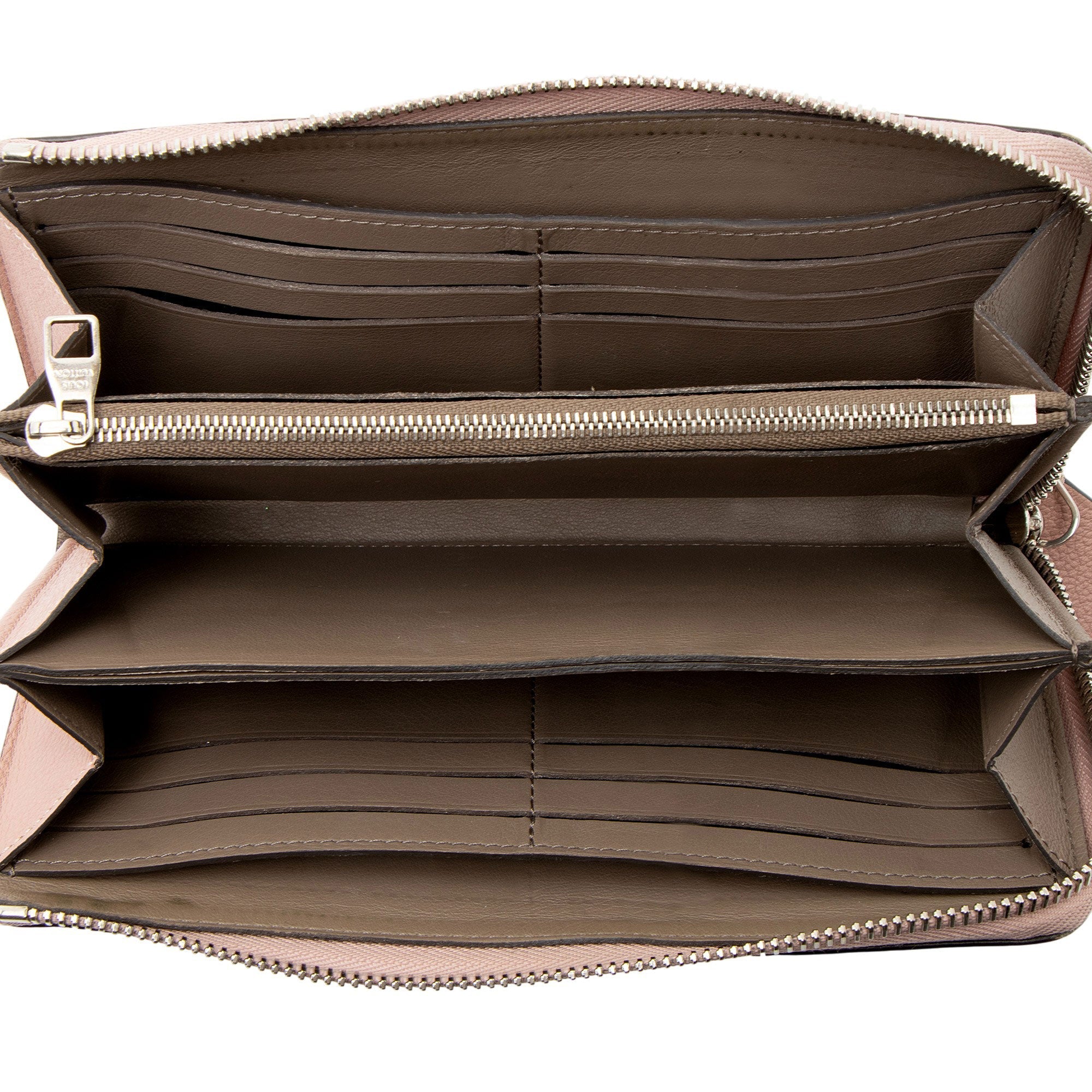 Louis Vuitton Veau Cachemire Comete Zip Around Wallet