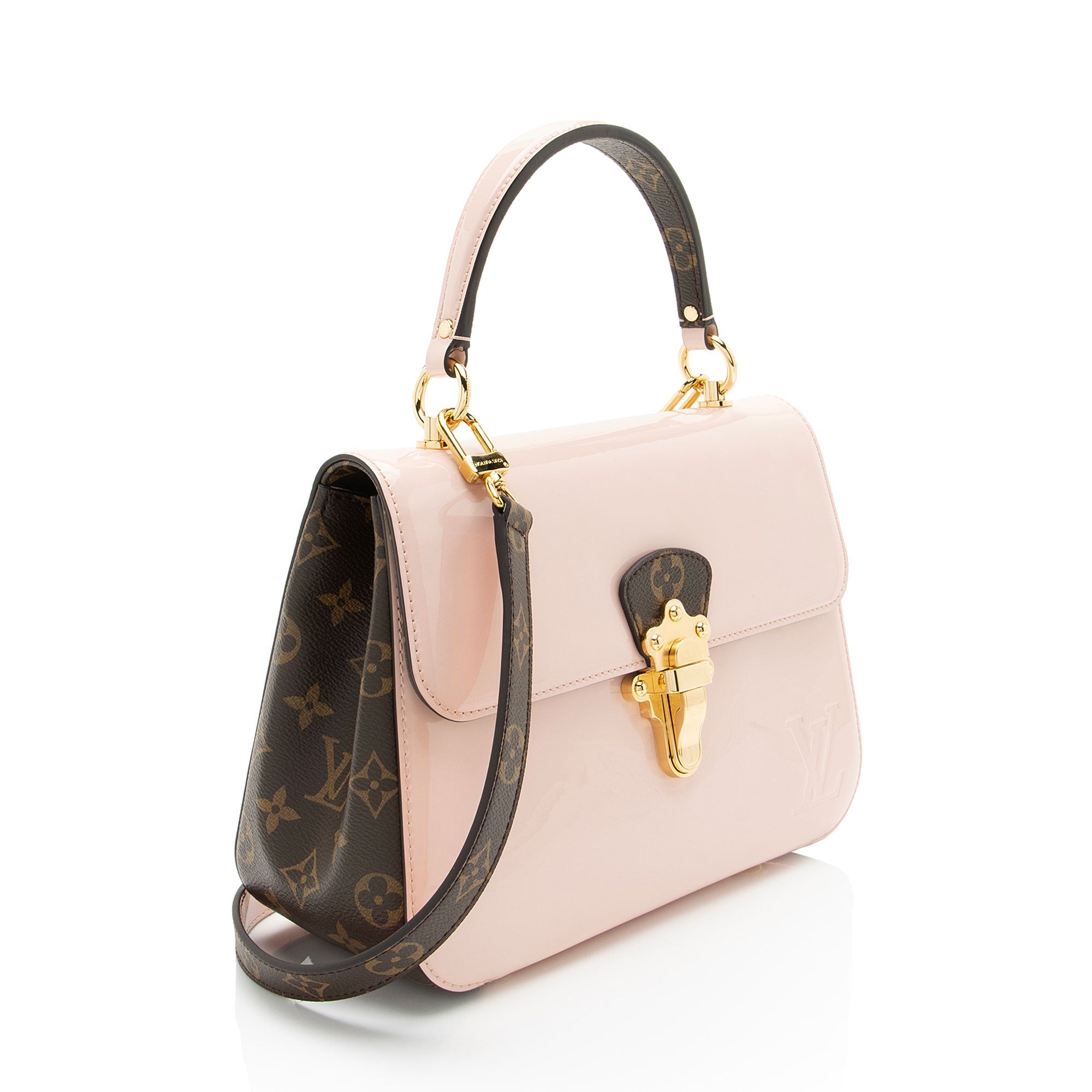 Louis Vuitton Vernis Monogram Canvas Cherrywood PM Shoulder Bag