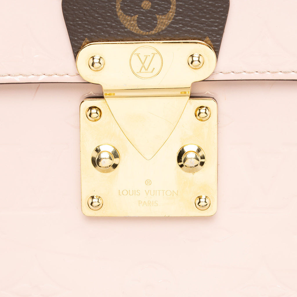Louis Vuitton Vernis Spring Street Bitume Satchel (SHF-wQ1soT)