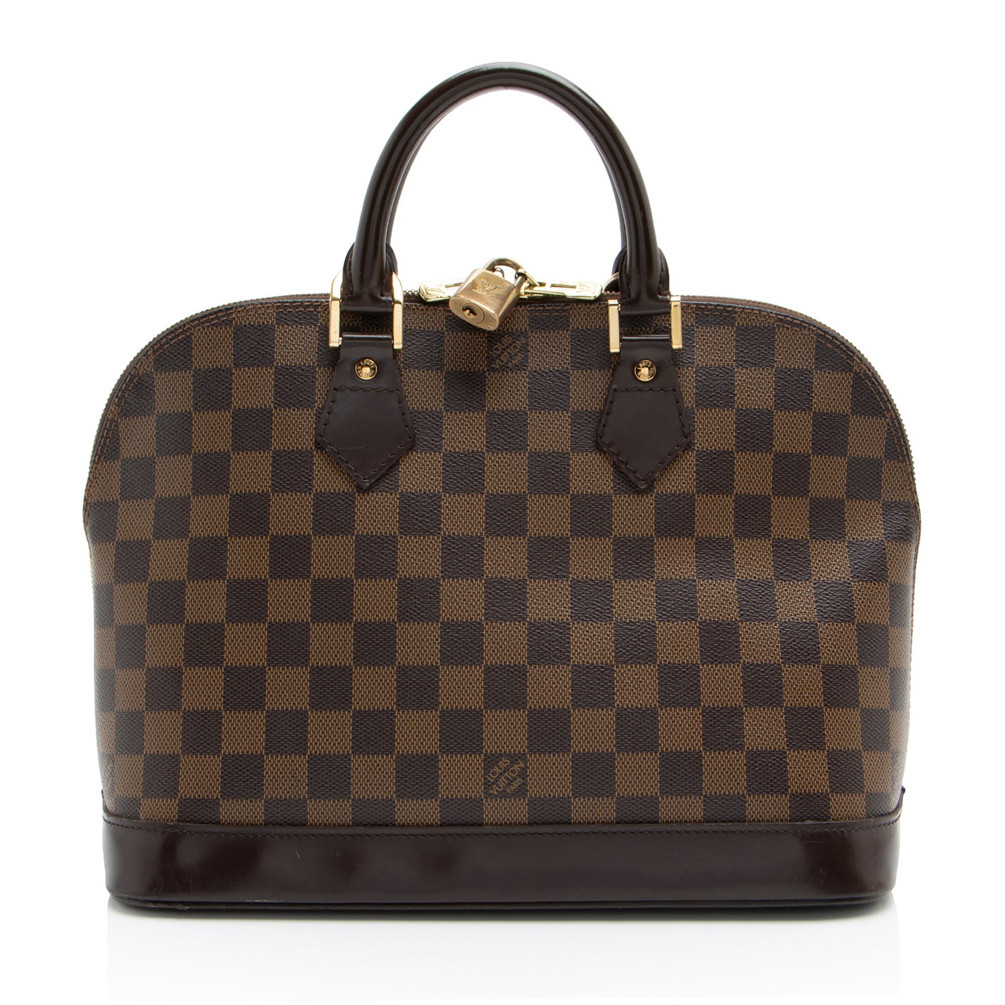 Louis Vuitton Vintage Damier Ebene Alma PM Satchel