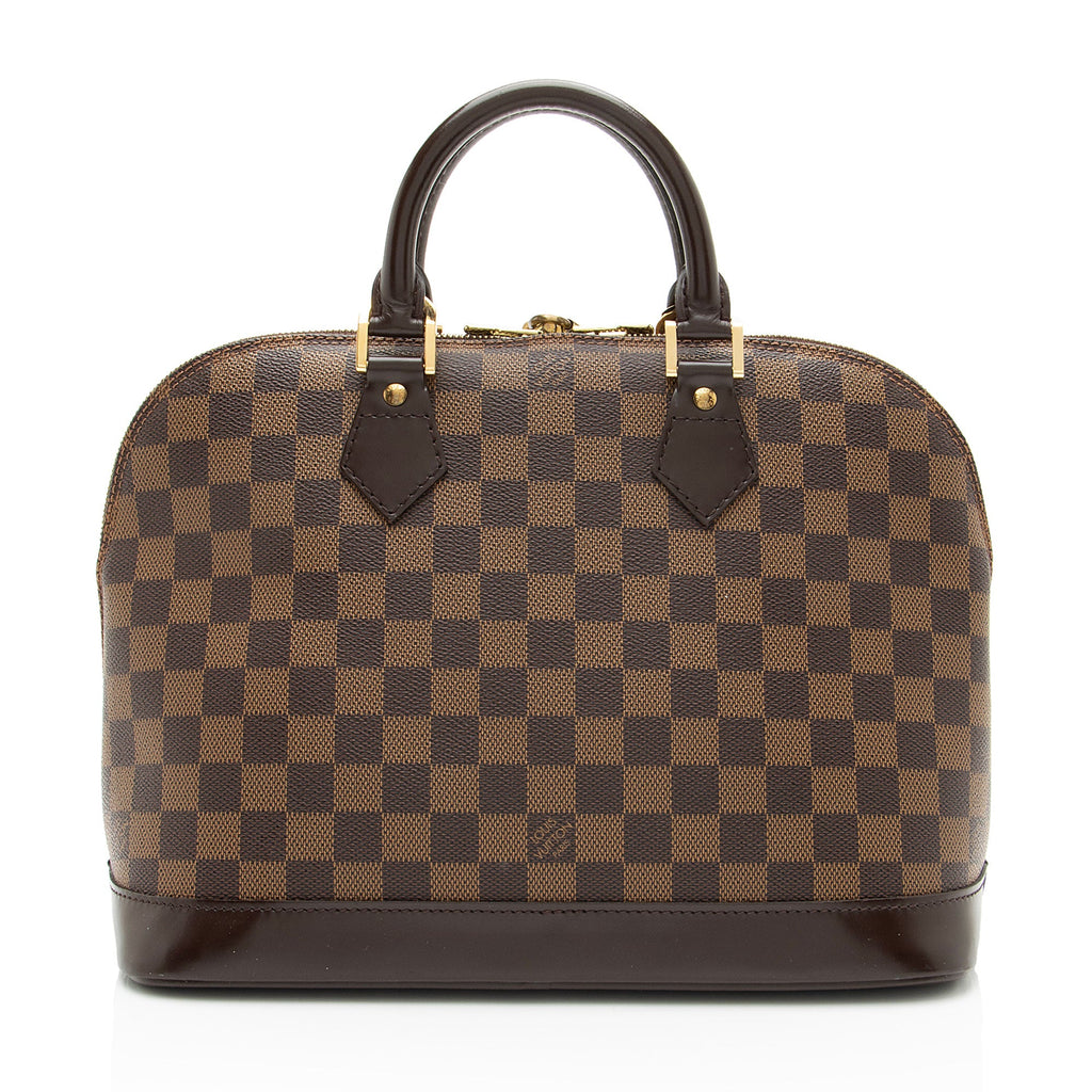 Louis Vuitton Vintage Damier Ebene Alma PM Satchel