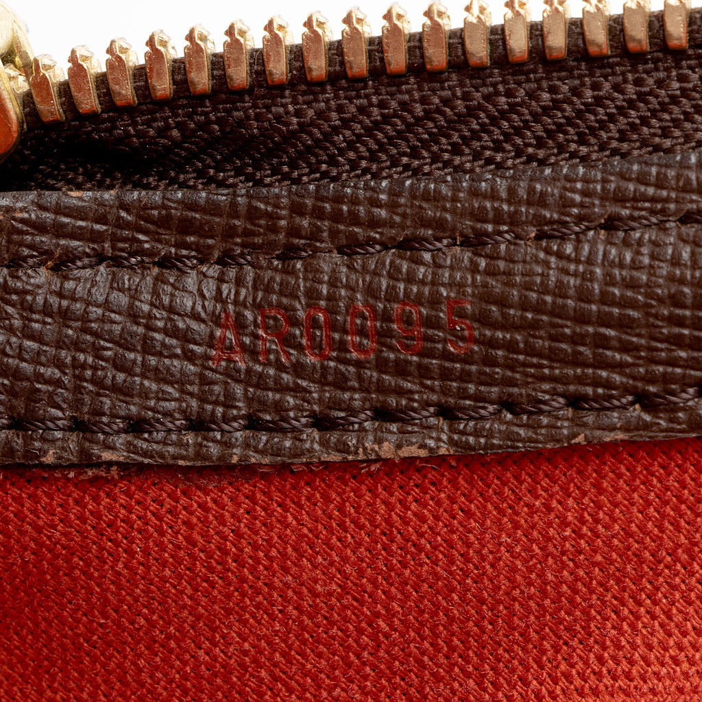 Louis Vuitton Vintage Damier Ebene Belem MM Shoulder Bag