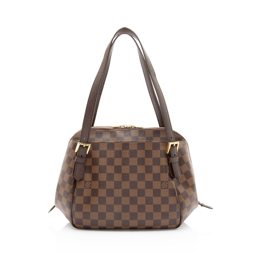 Louis Vuitton Vintage Damier Ebene Belem MM Shoulder Bag