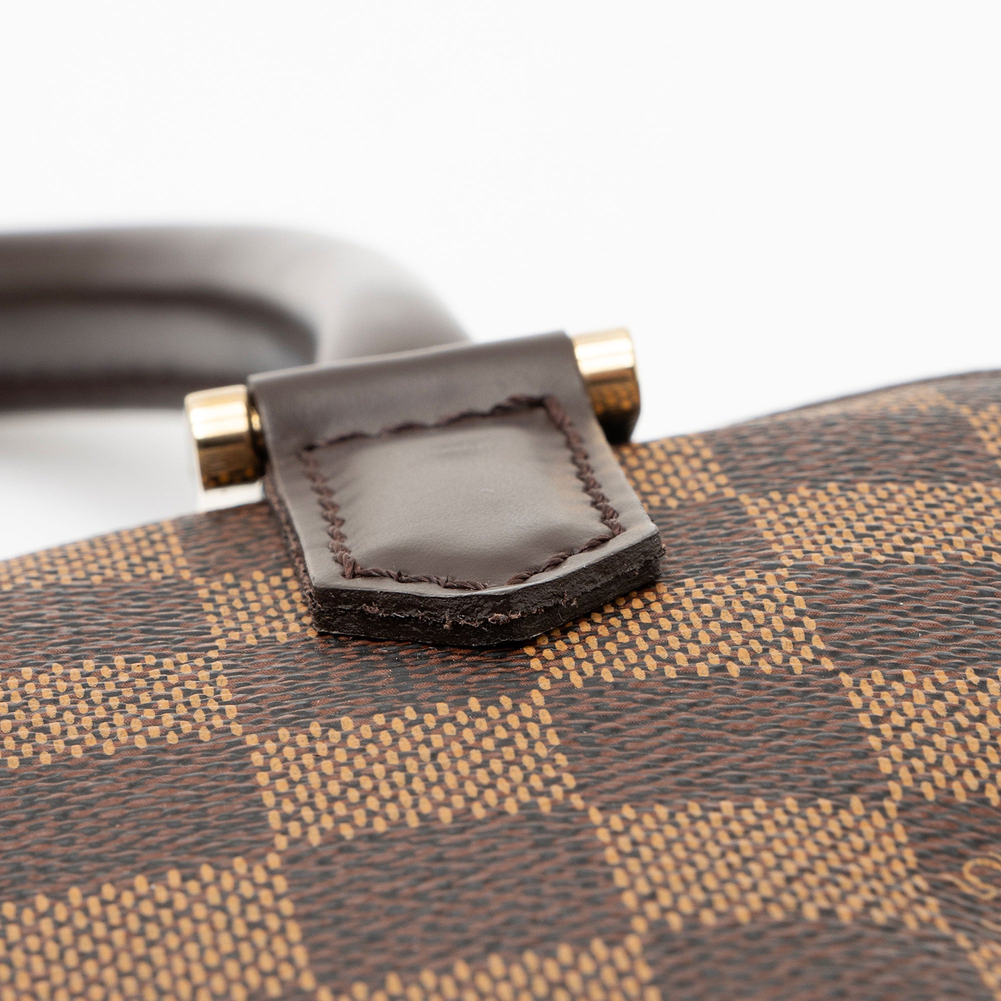 Louis Vuitton Vintage Damier Ebene Brera Satchel (SHF-2VC2tq)