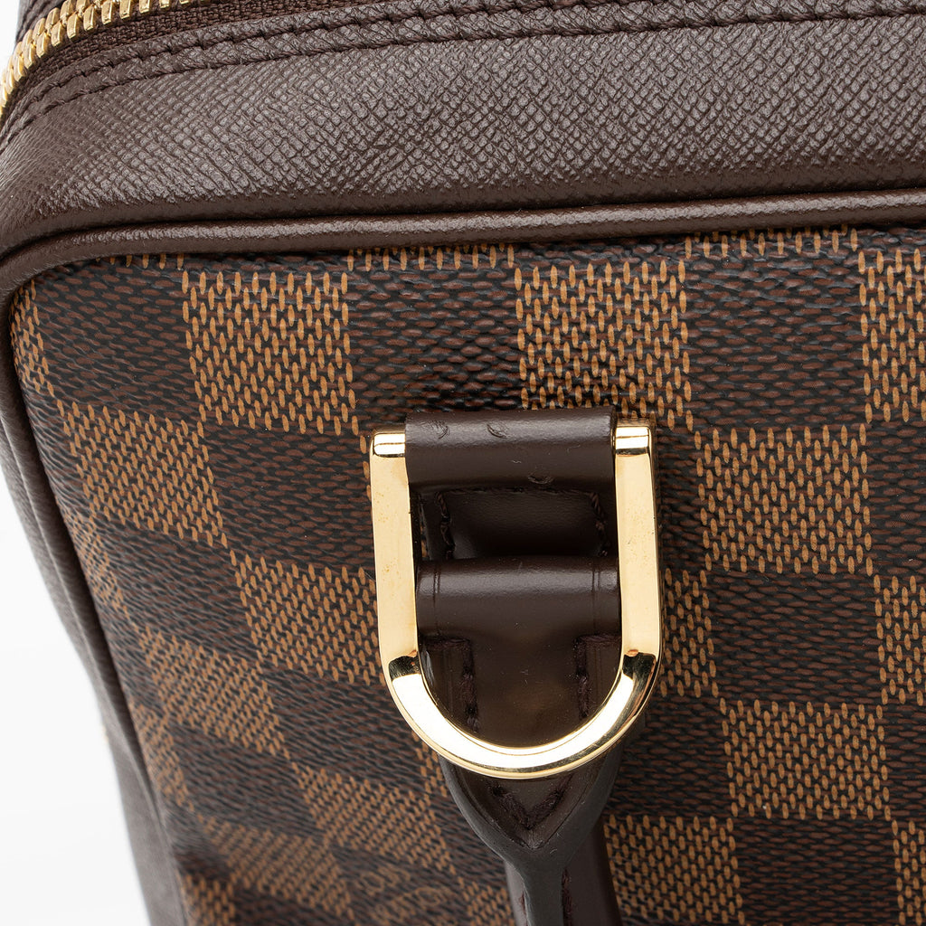Louis Vuitton Vintage Damier Ebene Brera Satchel (SHF-2VC2tq)