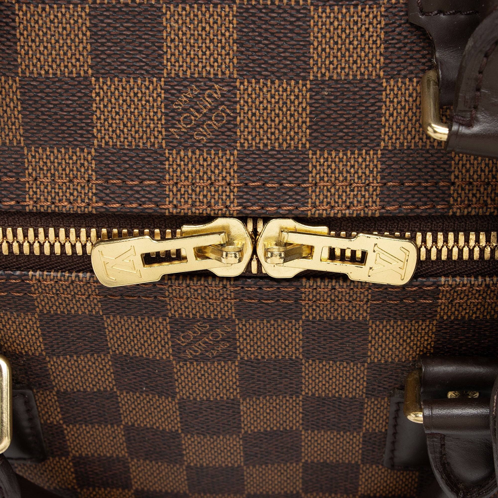 Louis Vuitton Vintage Damier Ebene Centenaire Cruiser 45 Travel Bag (SHF-V4EeZ3)