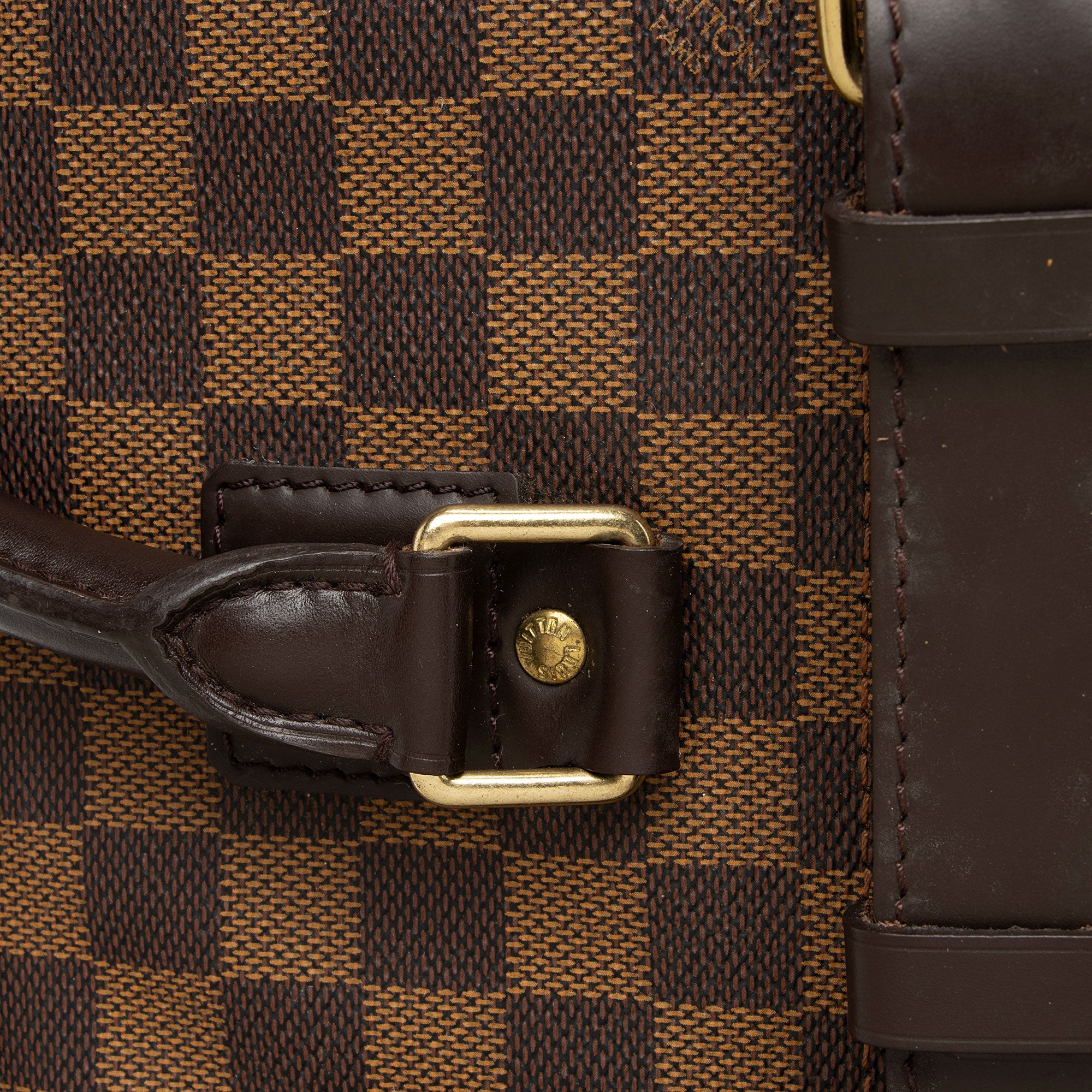Louis Vuitton Vintage Damier Ebene Centenaire Cruiser 45 Travel Bag (SHF-V4EeZ3)