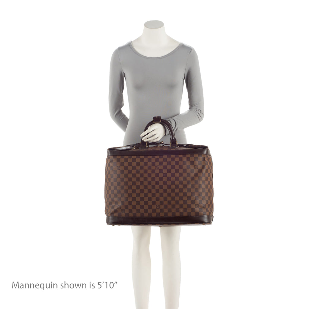 Louis Vuitton Vintage Damier Ebene Centenaire Cruiser 45 Travel Bag (SHF-V4EeZ3)
