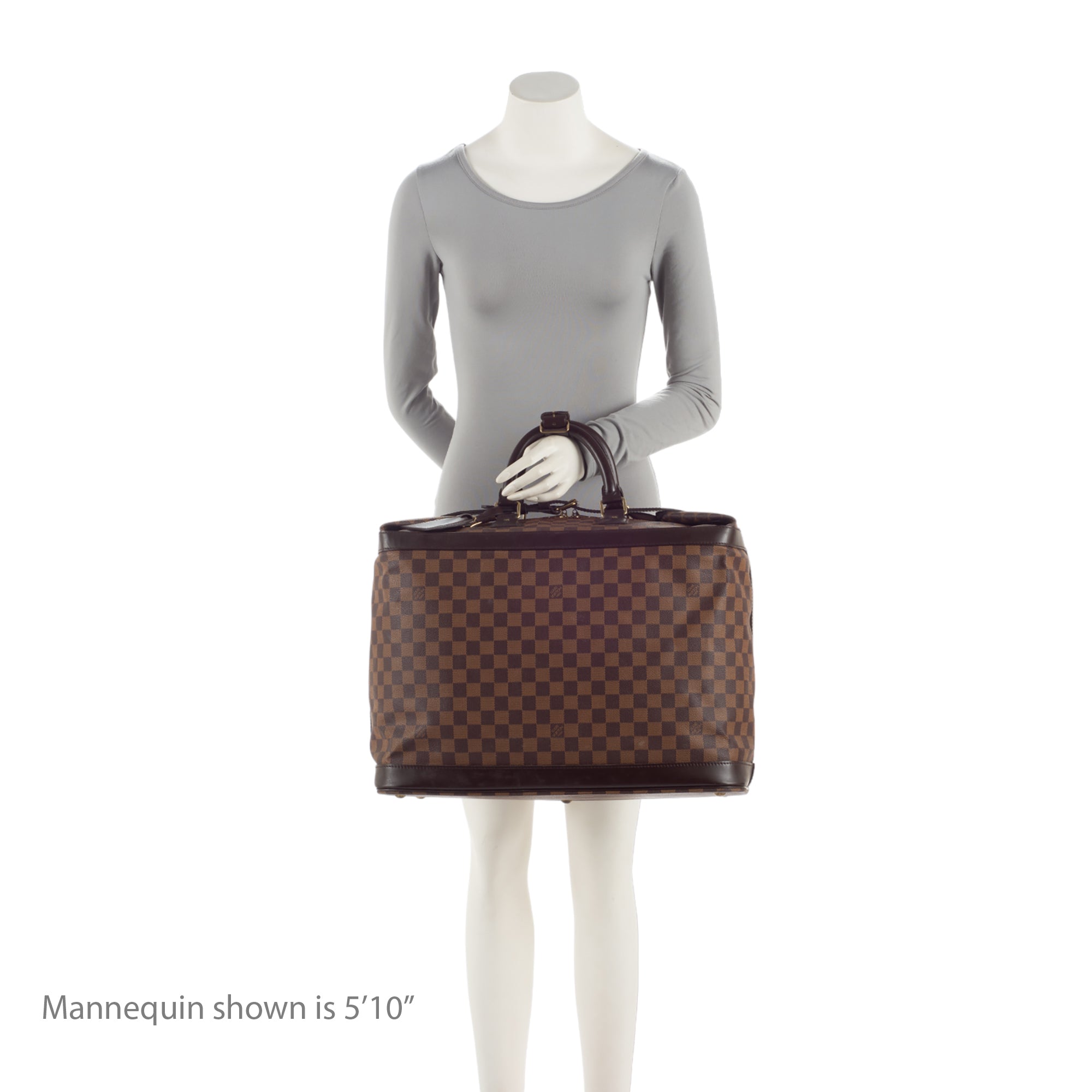 Louis Vuitton Vintage Damier Ebene Centenaire Cruiser 45 Travel Bag (SHF-V4EeZ3)
