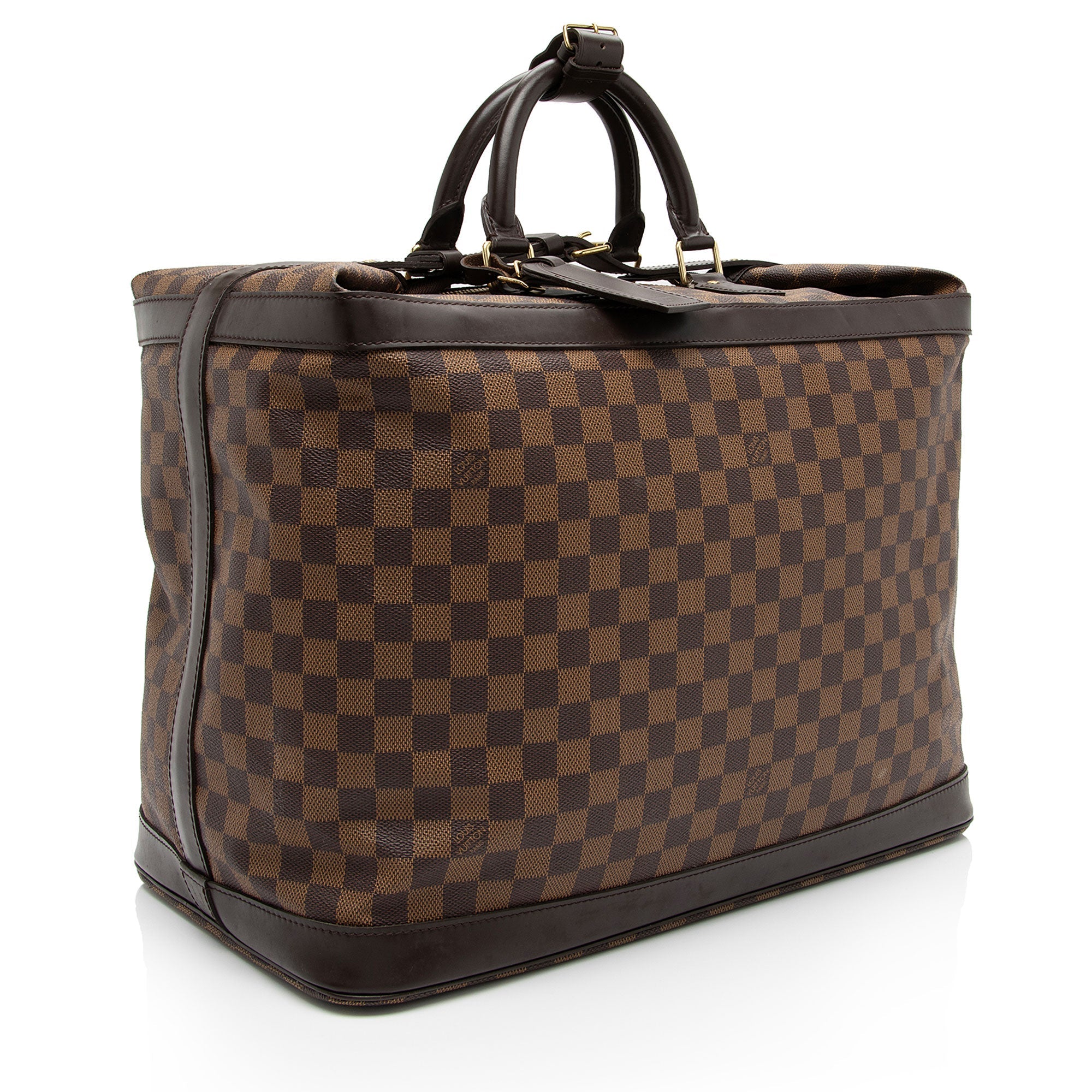 Louis Vuitton Vintage Damier Ebene Centenaire Cruiser 45 Travel Bag (SHF-V4EeZ3)