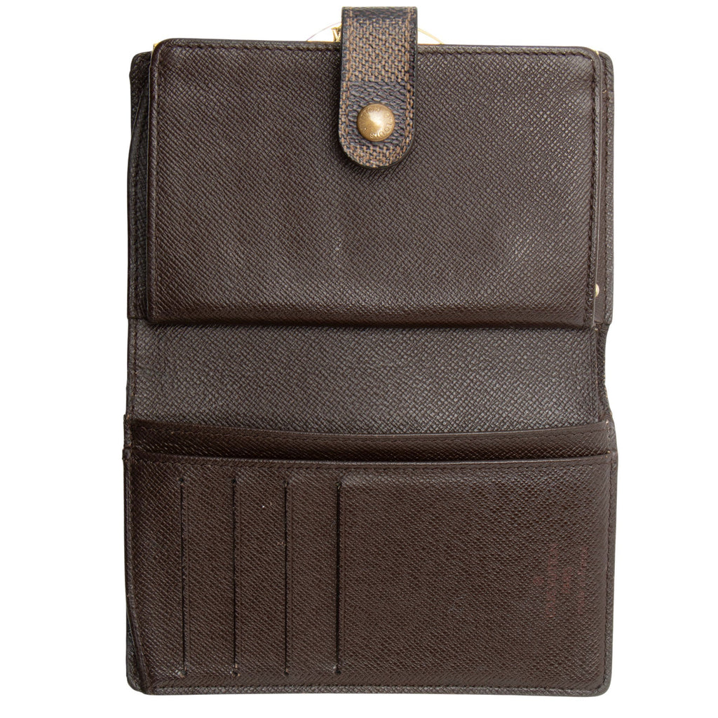 Louis Vuitton Vintage Damier Ebene French Wallet