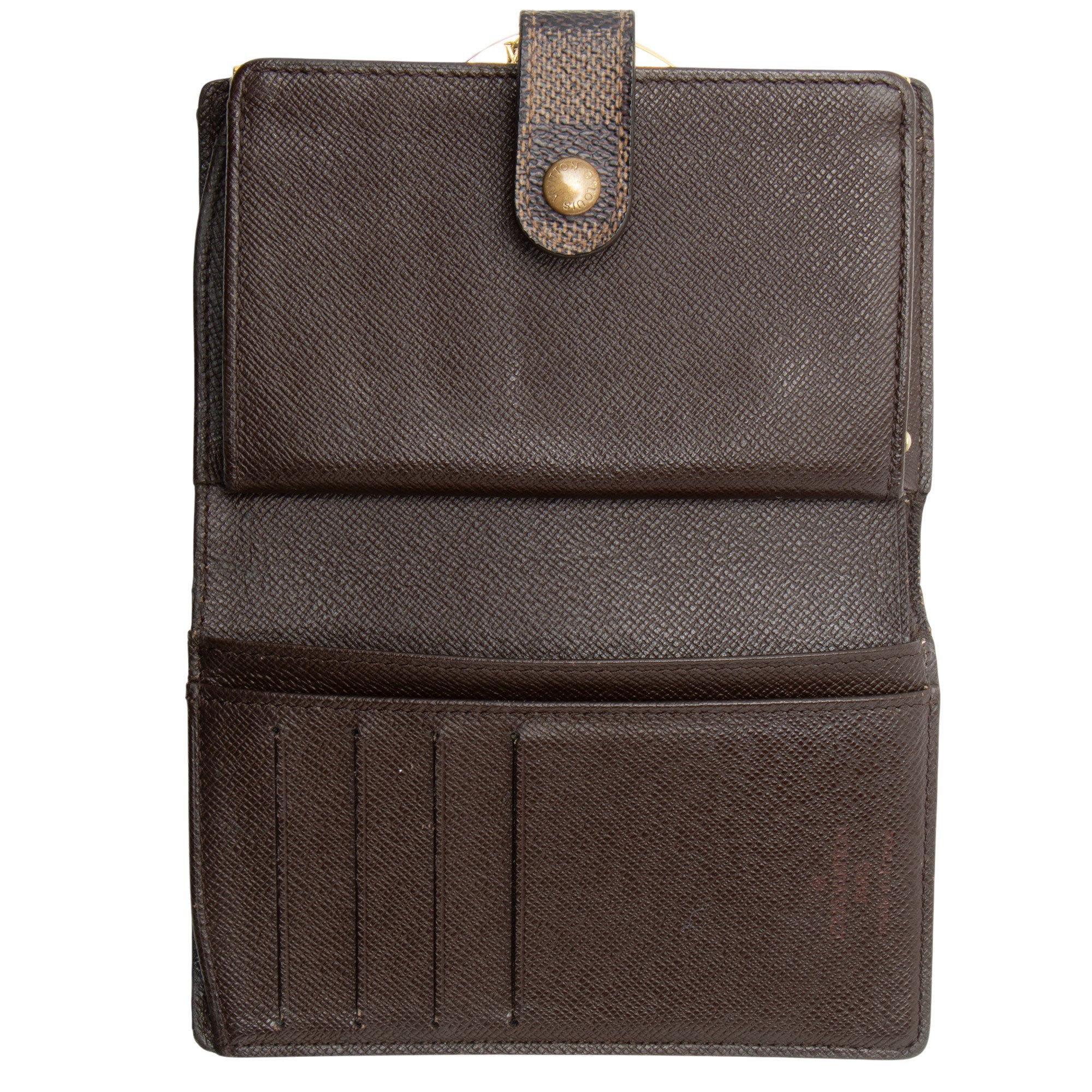 Louis Vuitton Vintage Damier Ebene French Wallet