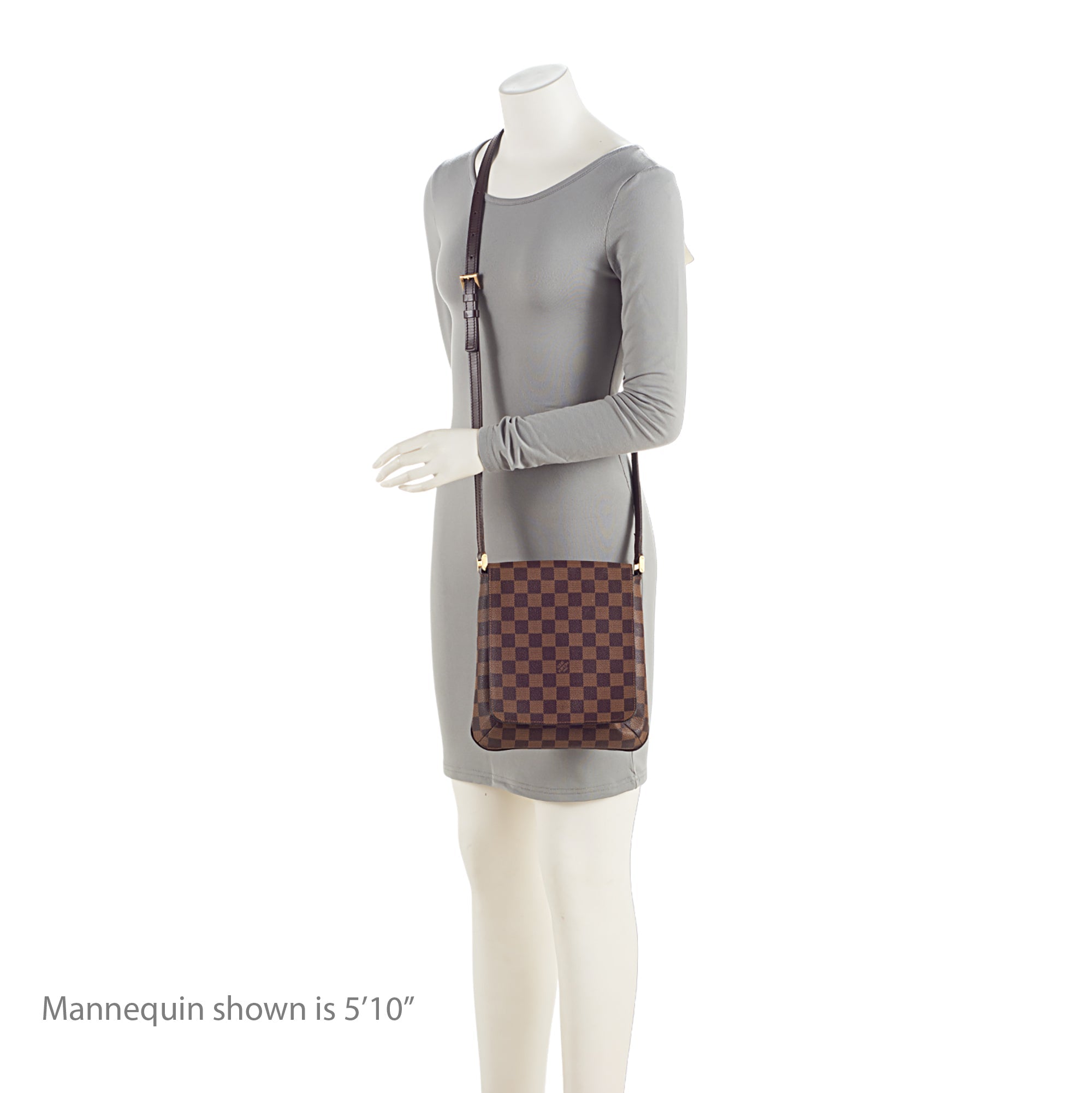 Louis Vuitton Vintage Damier Ebene Musette Salsa Shoulder Bag (SHF-HNbUxm)