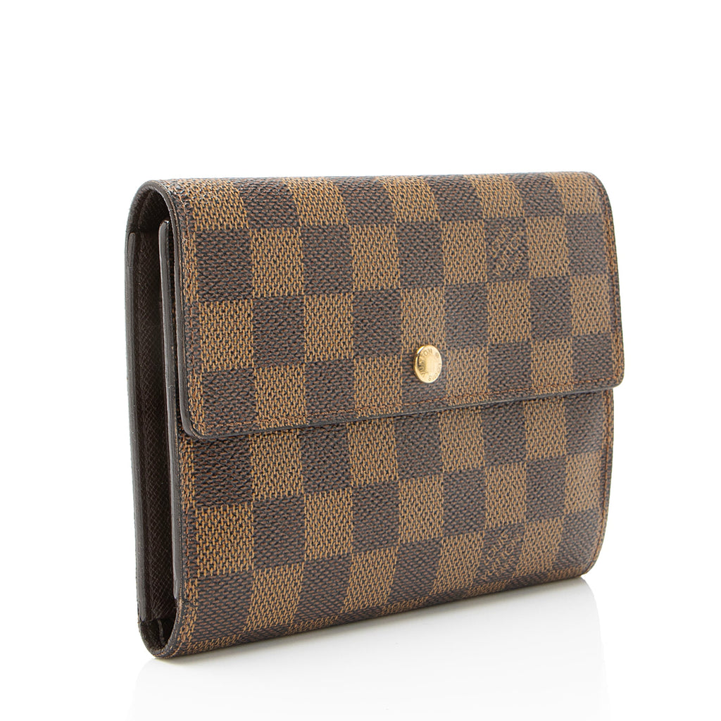 Louis Vuitton Vintage Damier Ebene Porte Tresor Etui Papiers Wallet