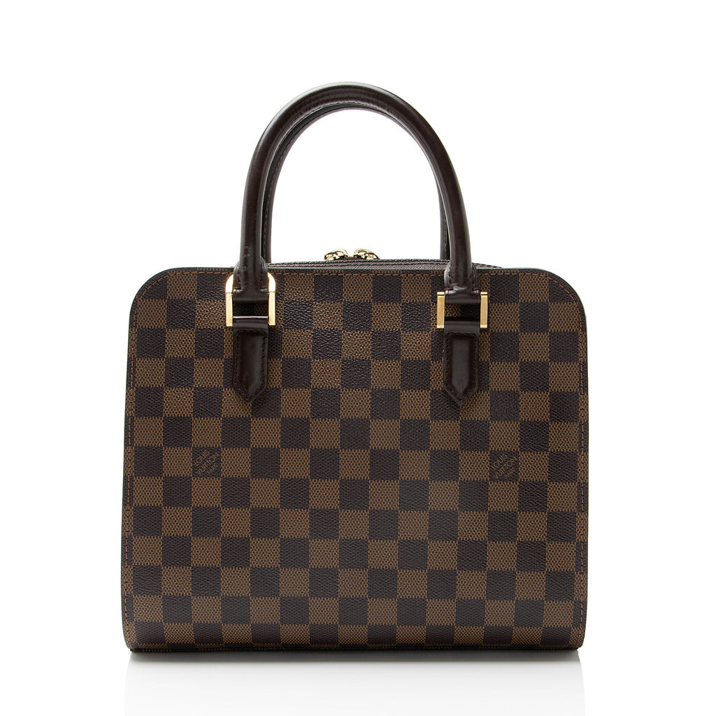Louis Vuitton Vintage Damier Ebene Triana Satchel