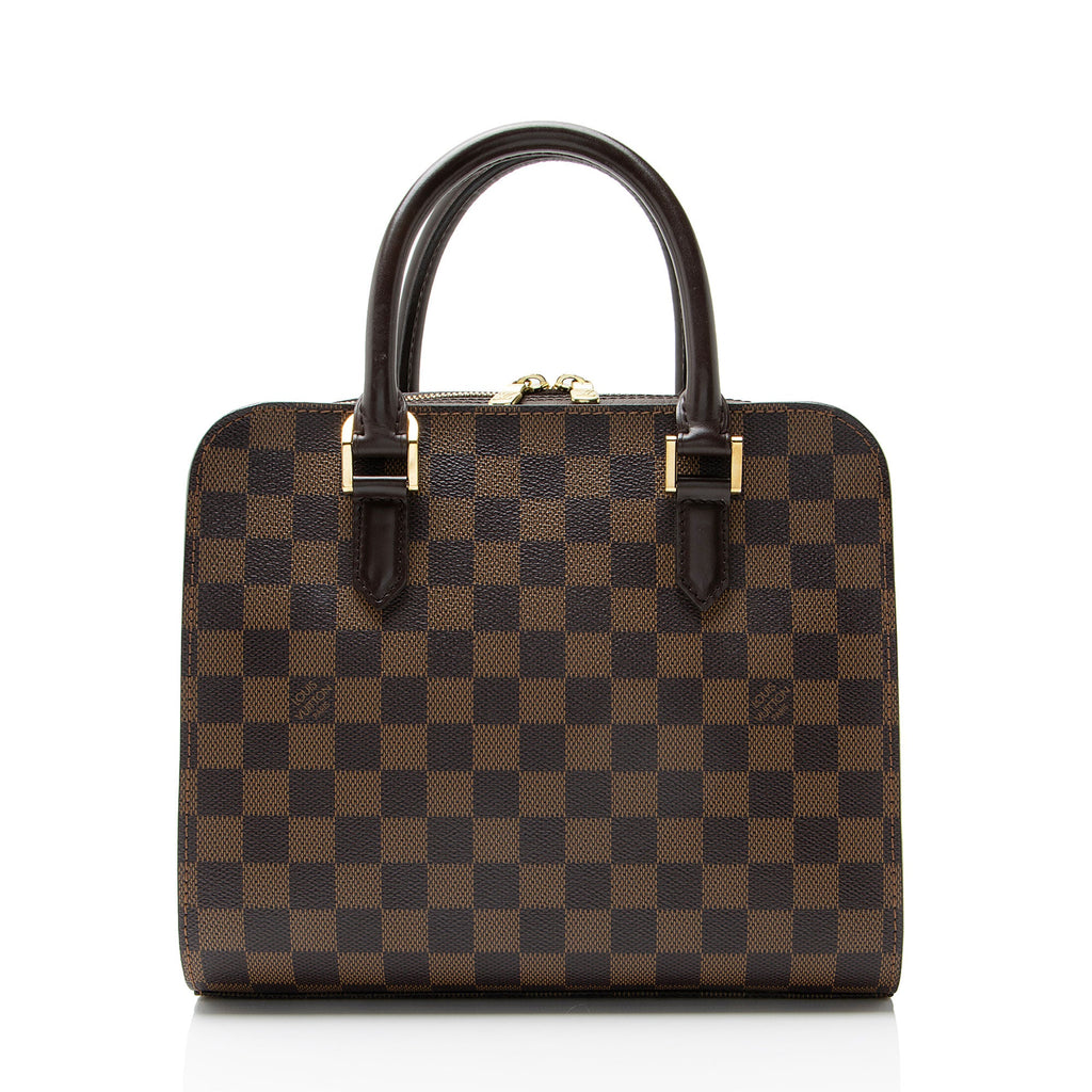 Louis Vuitton Vintage Damier Ebene Triana Satchel