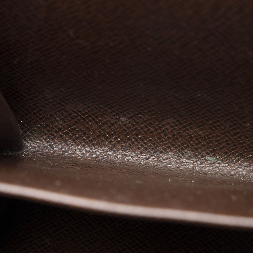 Louis Vuitton Vintage Damier Ebene Zipped Compact Wallet
