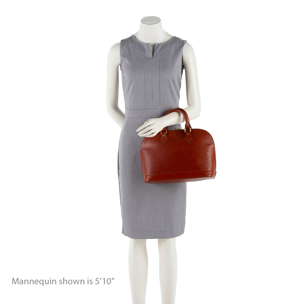 Louis Vuitton Vintage Epi Leather Alma PM Satchel (SHF-19832)