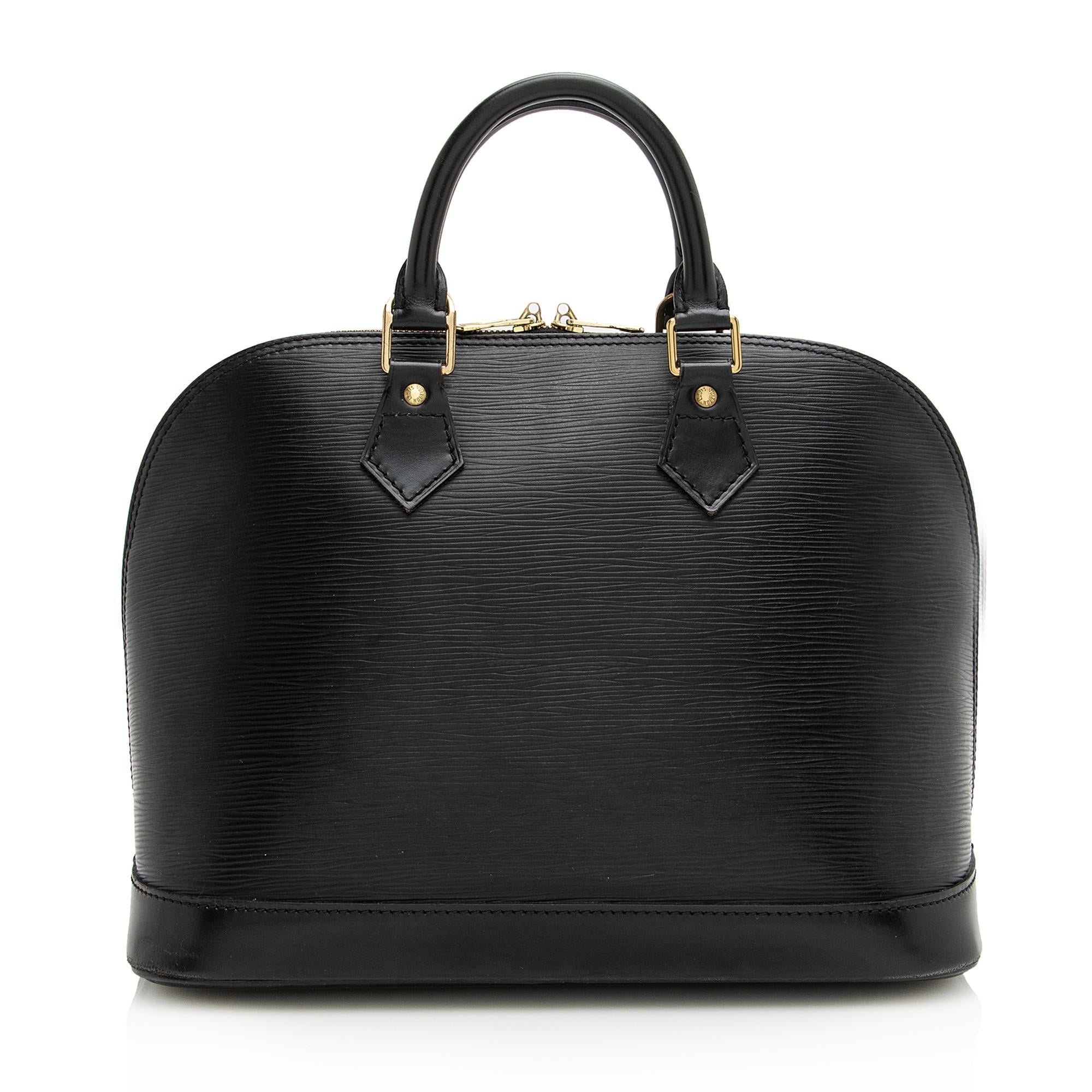 Louis Vuitton Vintage Epi Leather Alma PM Satchel (SHF-22820)