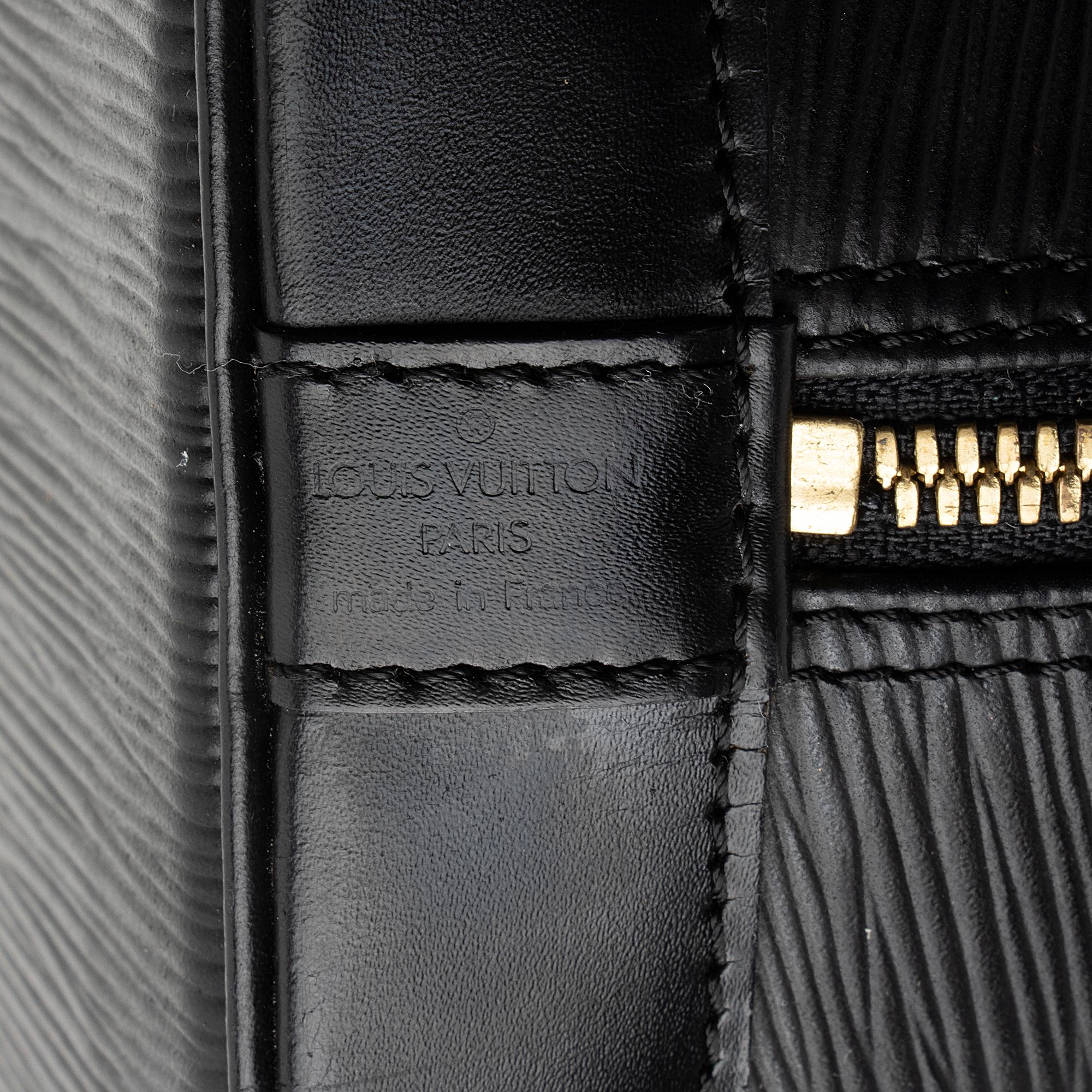 Louis Vuitton Vintage Epi Leather Alma PM Satchel (SHF-22820)