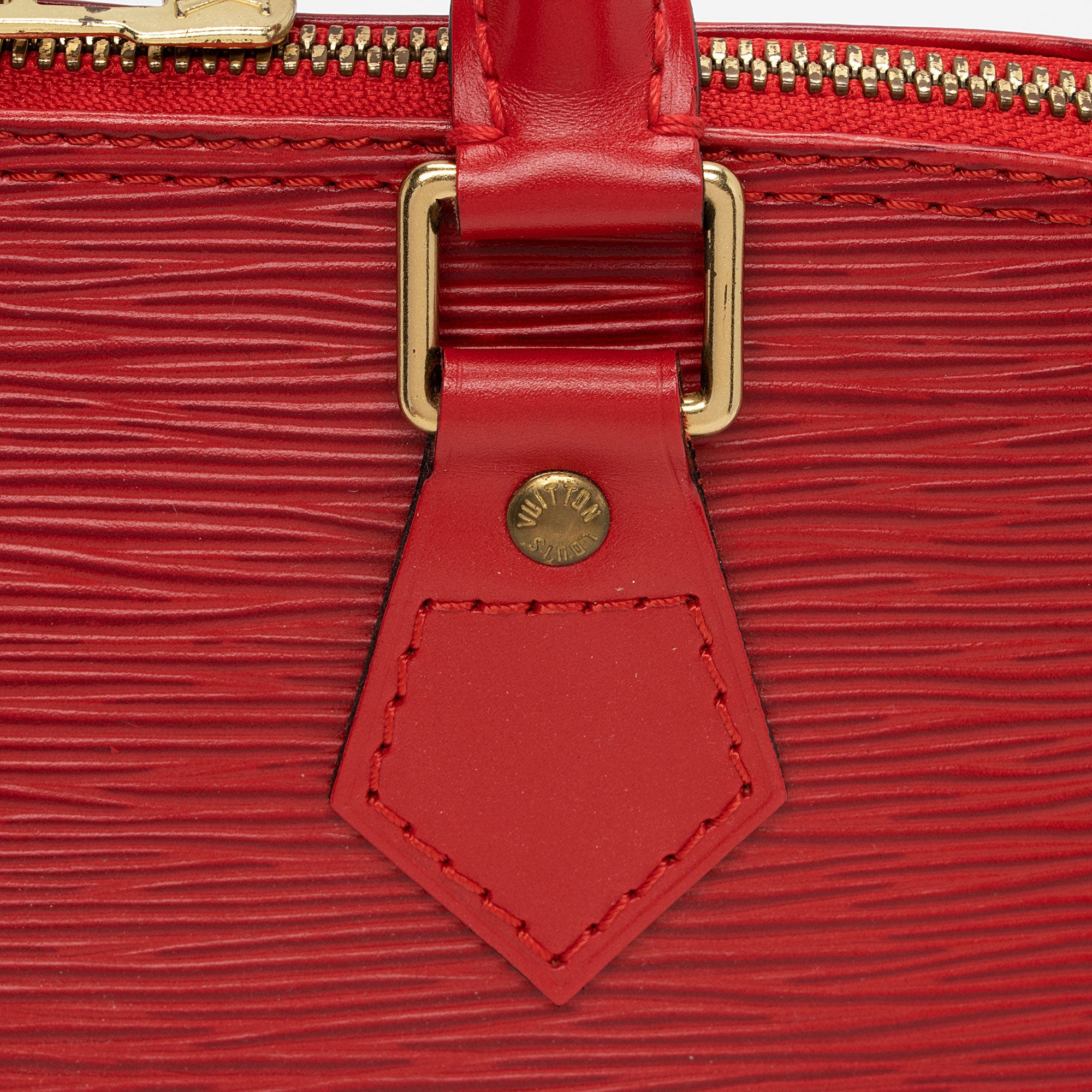 Louis Vuitton Vintage Epi Leather Alma PM Satchel (SHF-76s2Ey)