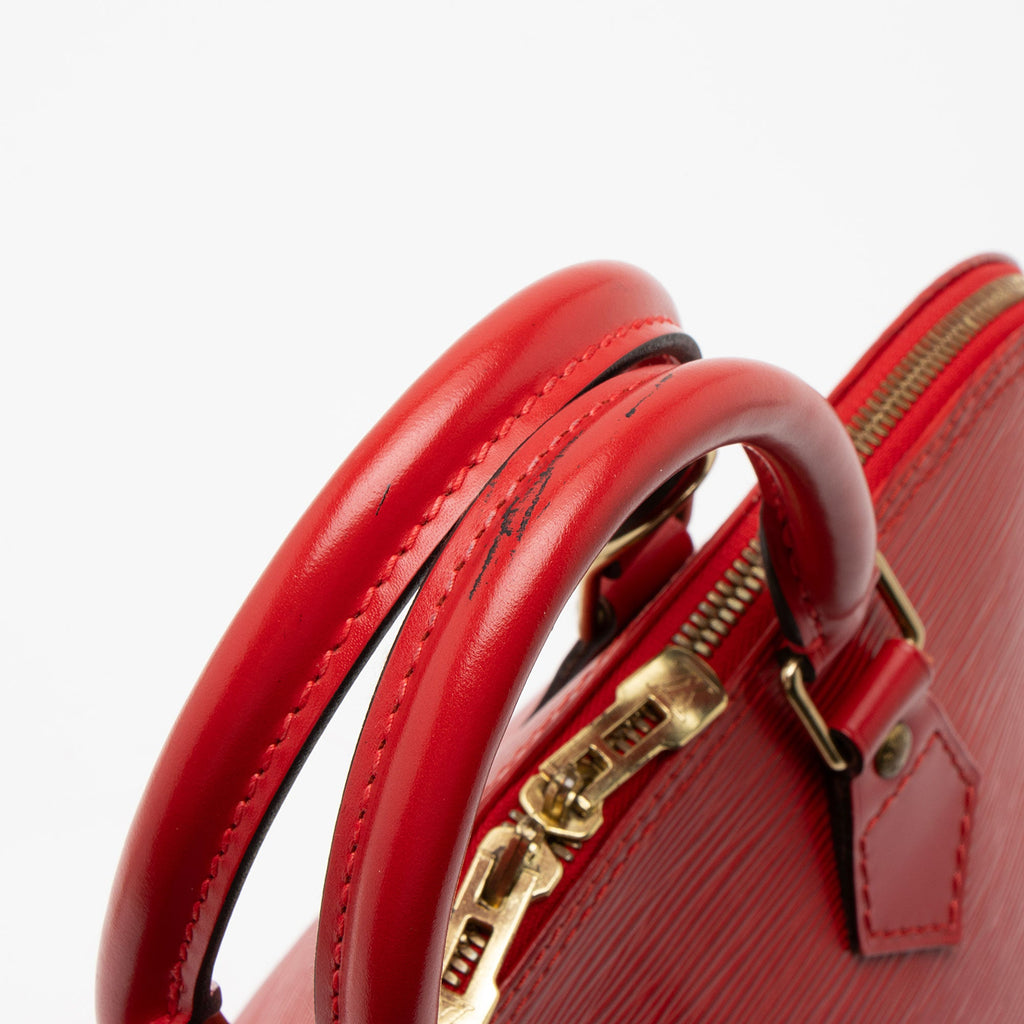 Louis Vuitton Vintage Epi Leather Alma PM Satchel