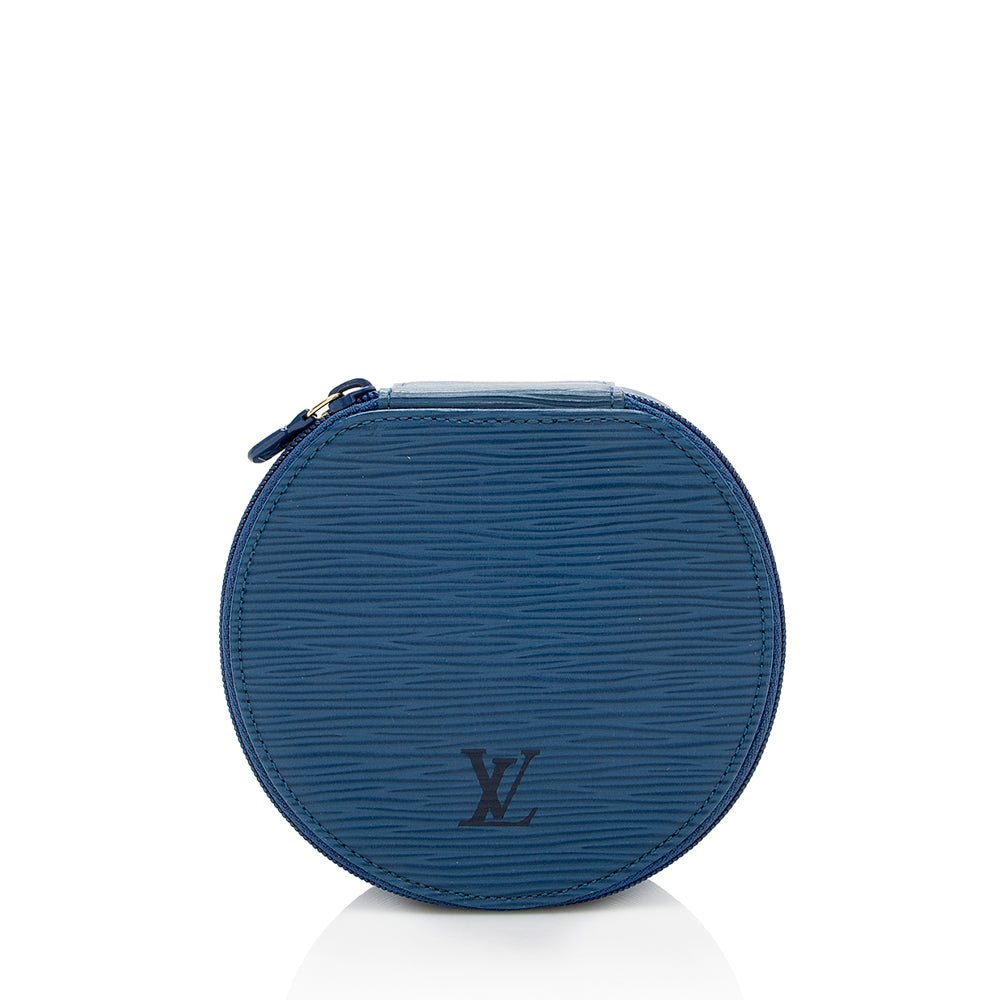 Louis Vuitton Vintage Epi Leather Bijoux MM Jewelry Case (SHF-17296)